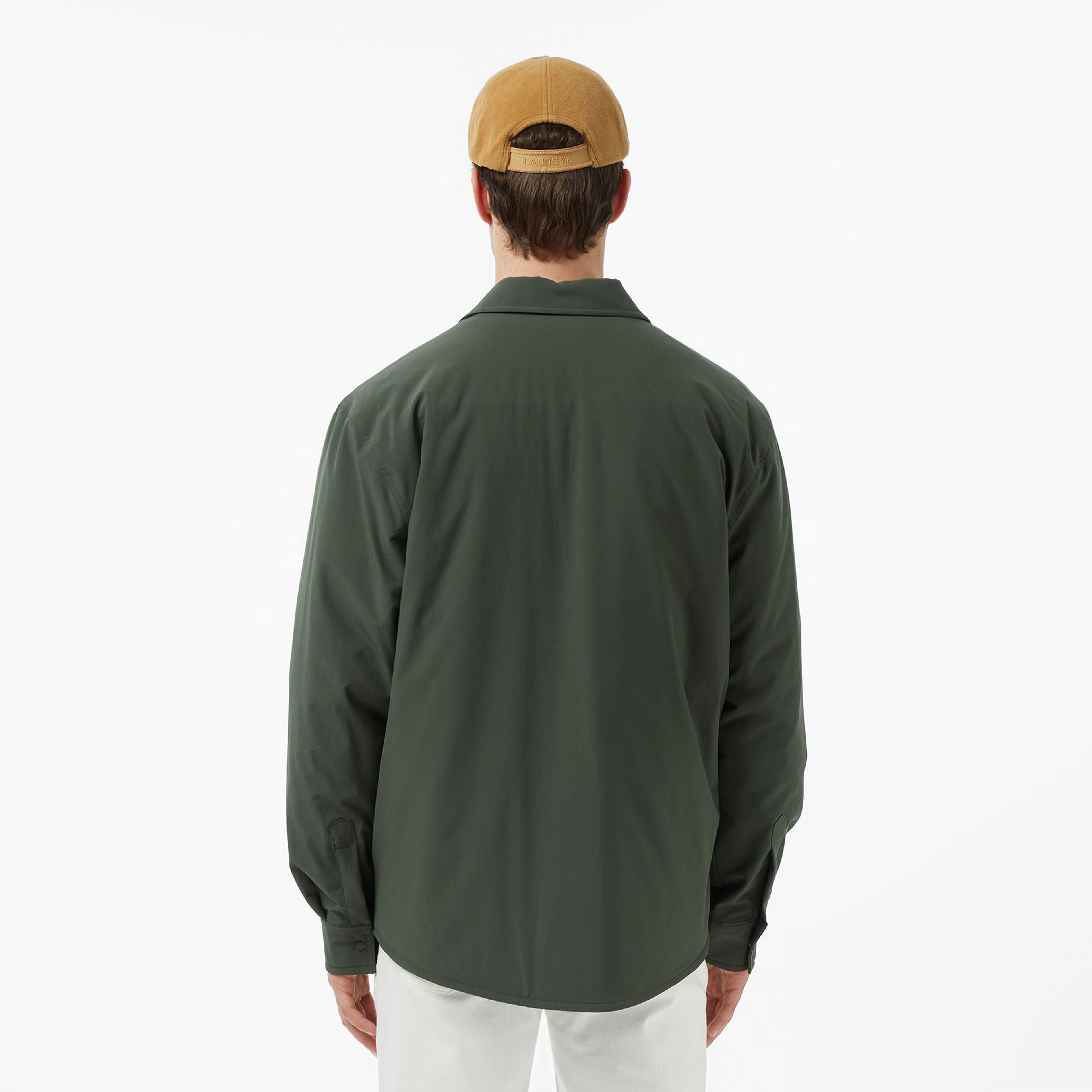 Lacoste Erkek Oversize Fit Haki Gömlek
