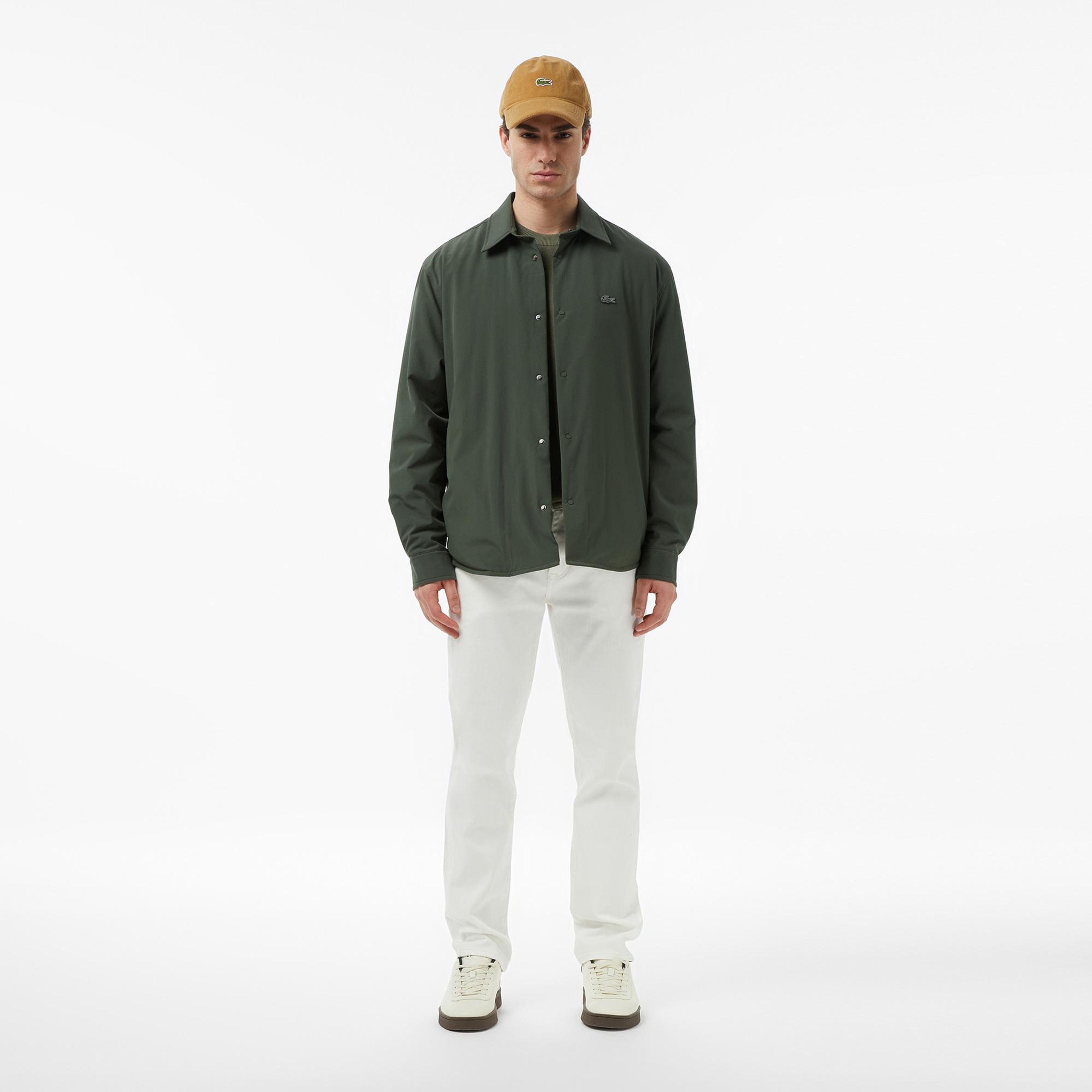 Lacoste Erkek Oversize Fit Haki Gömlek
