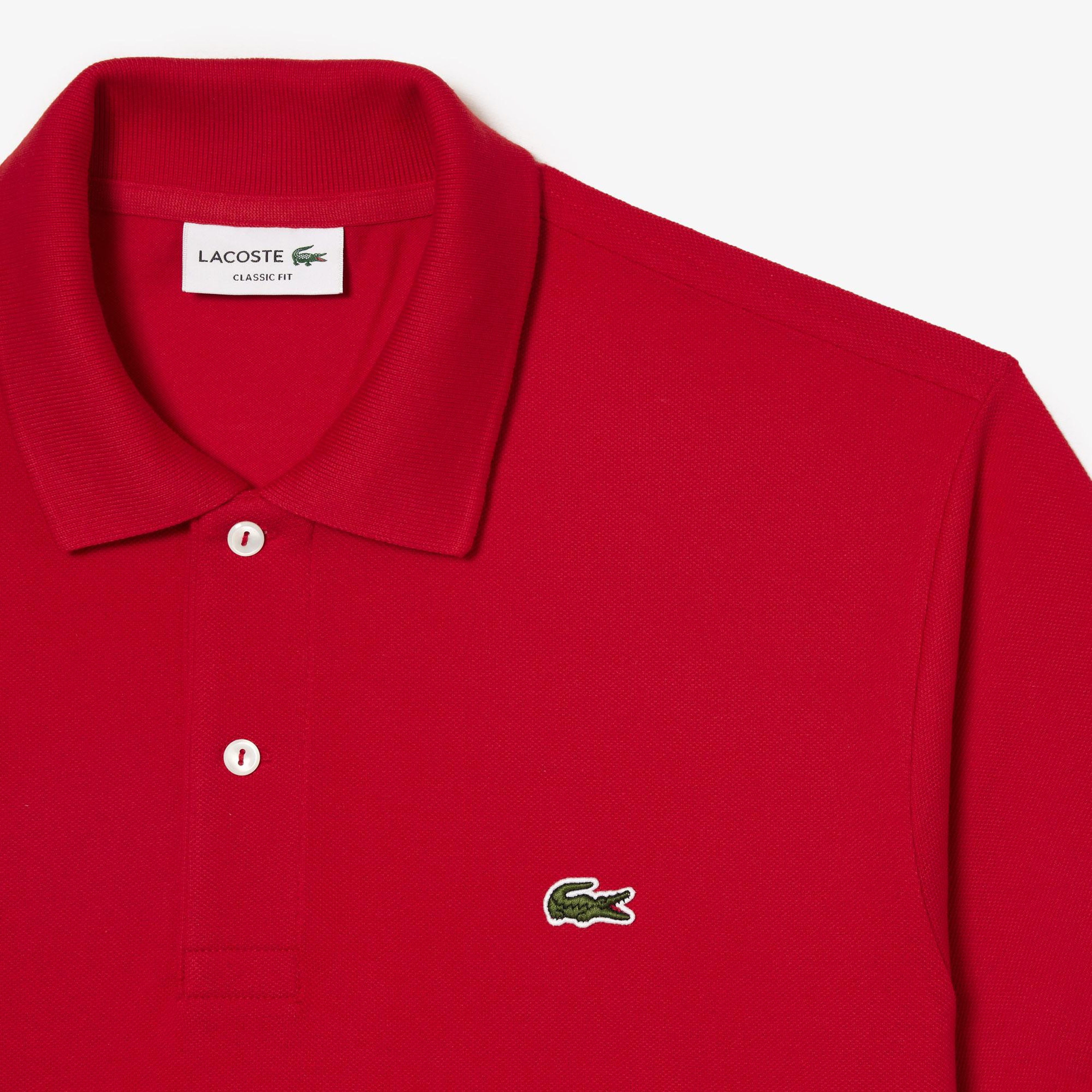 Lacoste Erkek Classic Fit L1212 Kırmızı Polo