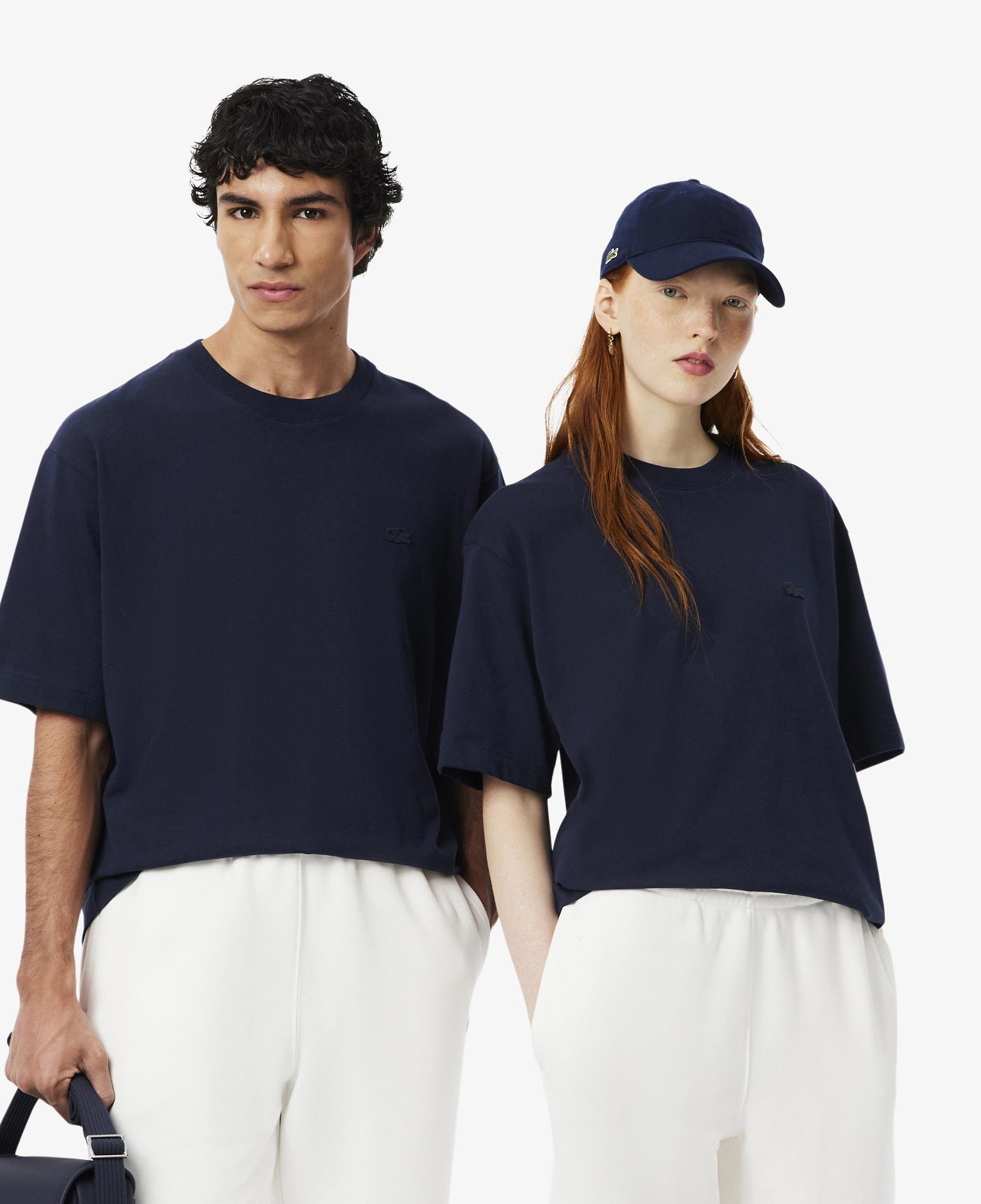 Lacoste Loose Fit Erkek Lacivert T-Shirt