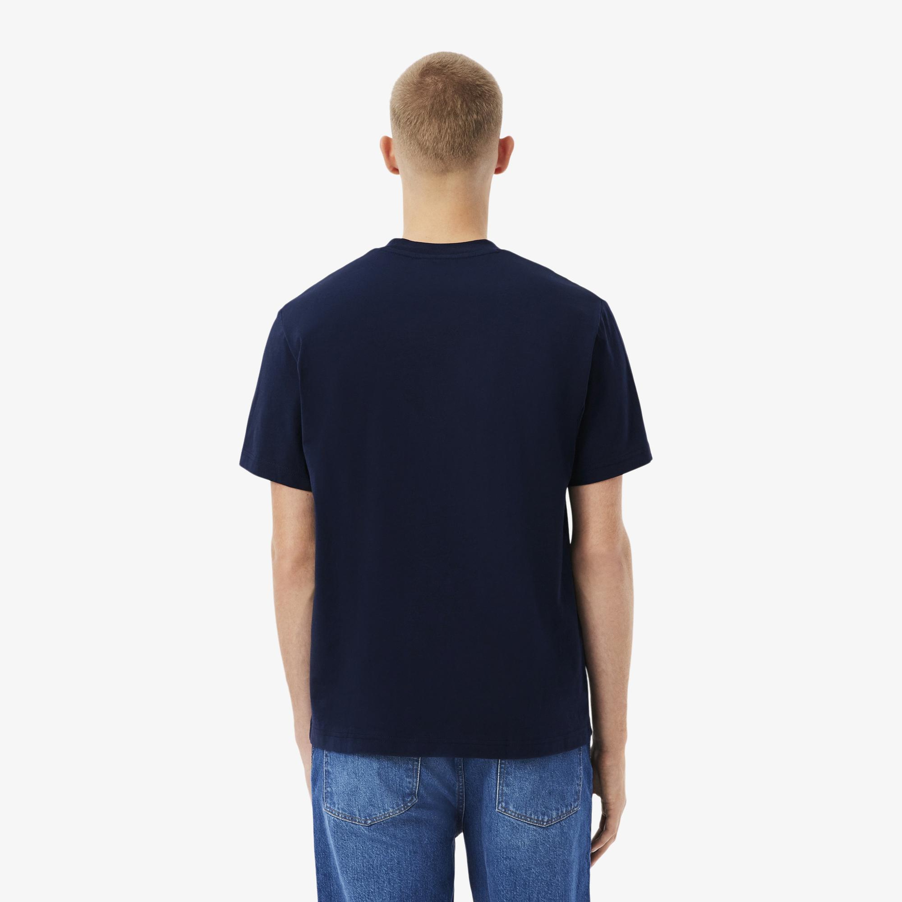 Lacoste Erkek Classic Fit Bisiklet Yaka Lacivert T-Shirt