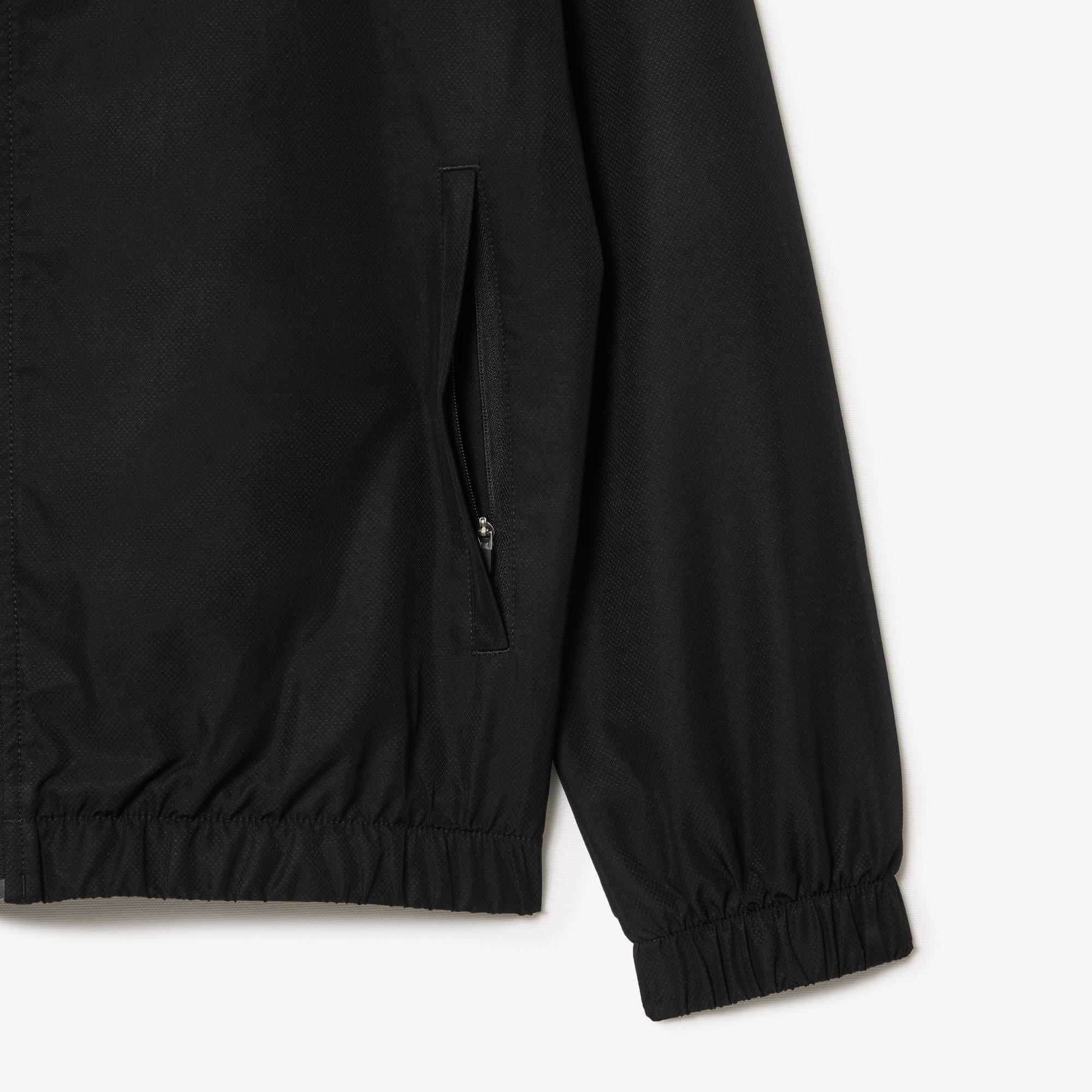Lacoste Erkek Regular Fit Kapüşonlu Siyah Eşofman Takımı