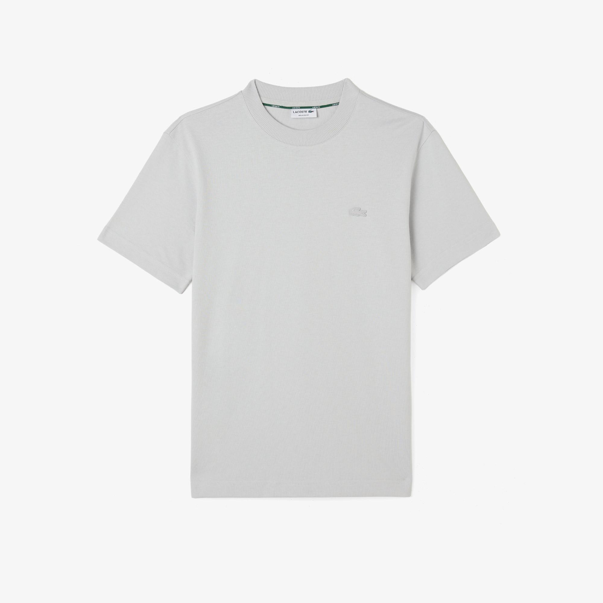 Lacoste Erkek Relaxed Fit Bisiklet Yaka Gri T-Shirt