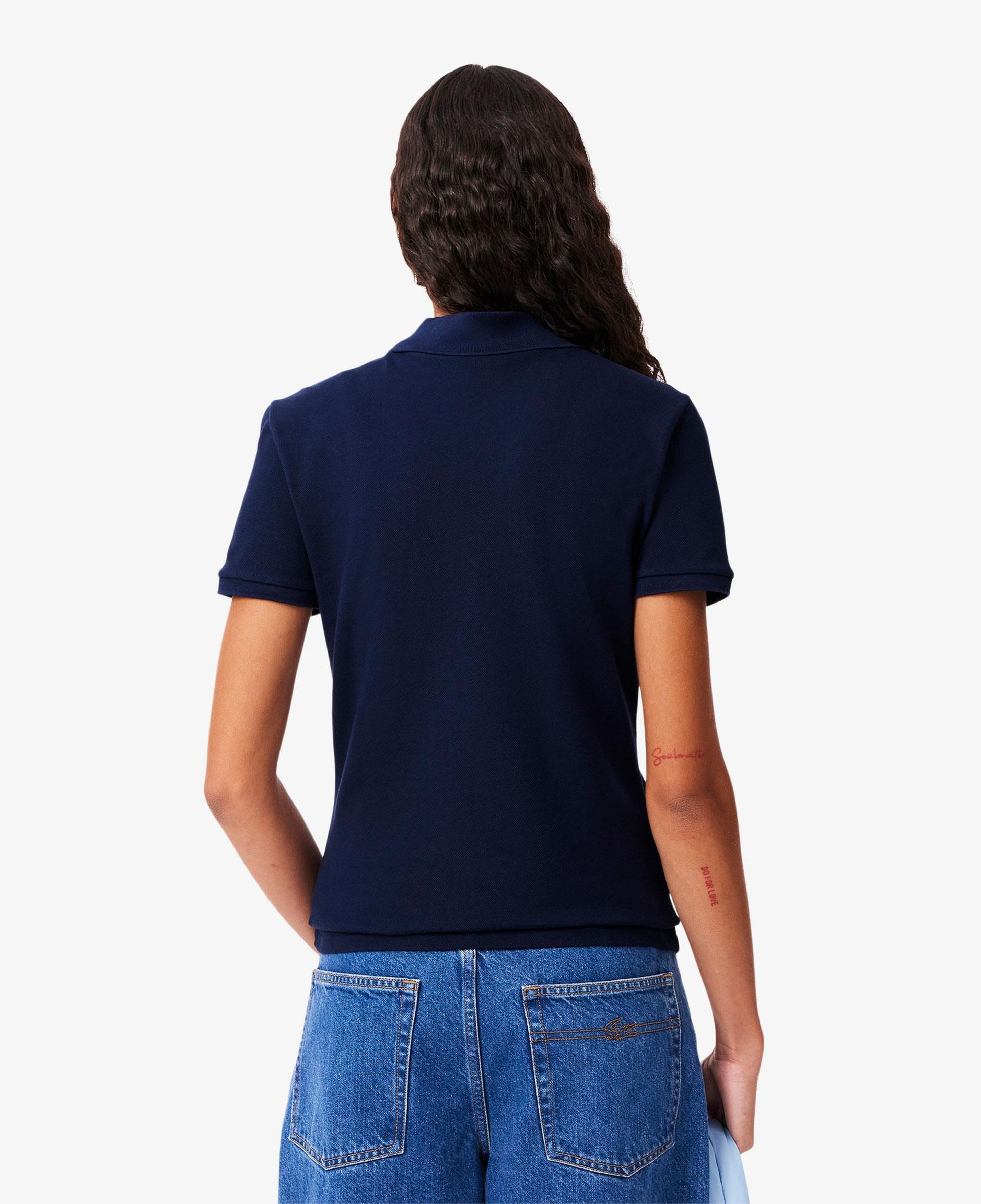 Lacoste L.12.D Kadın Slim Fit Lacivert Polo