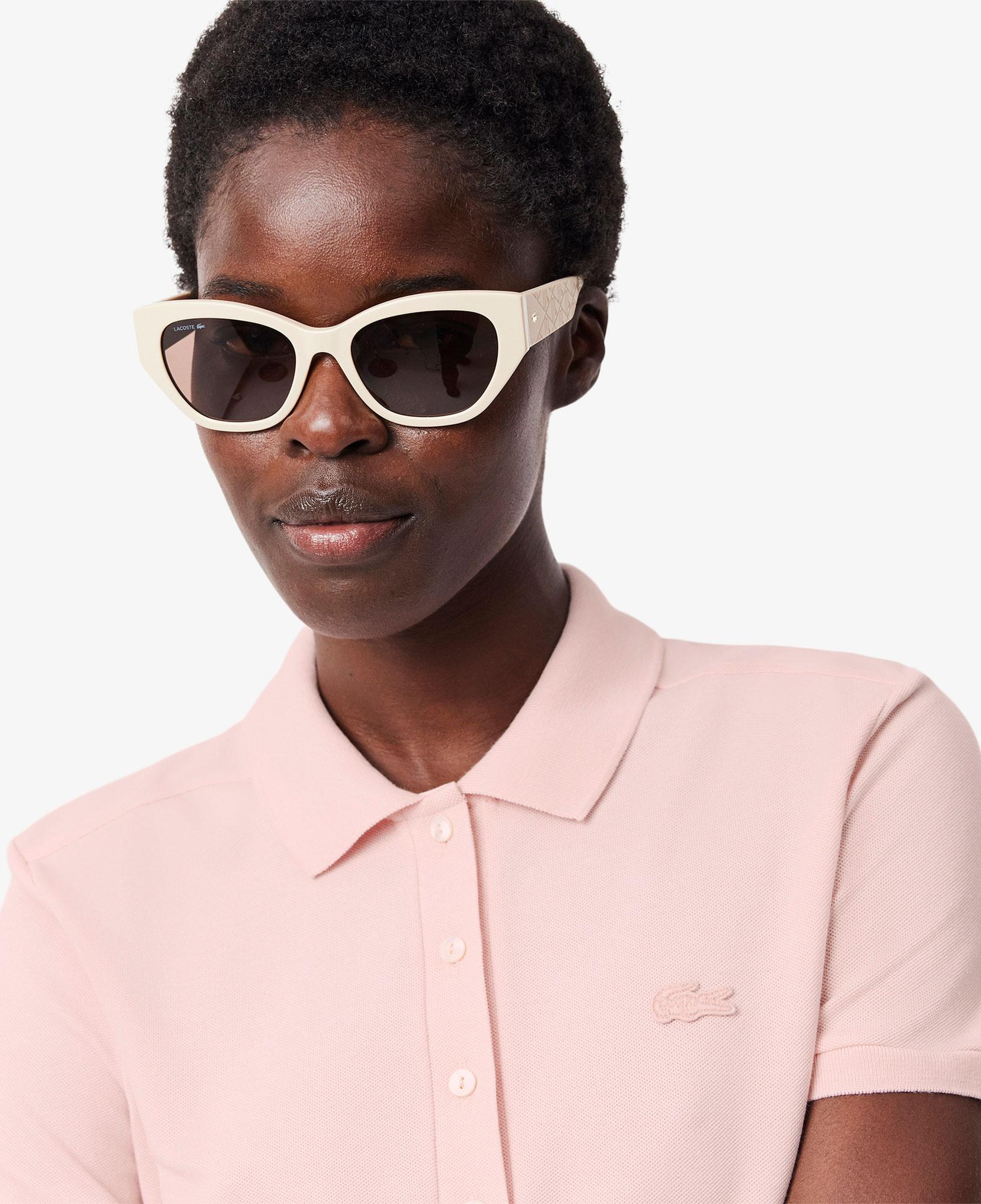 Lacoste L.12.D Kadın Slim Fit Pembe Polo