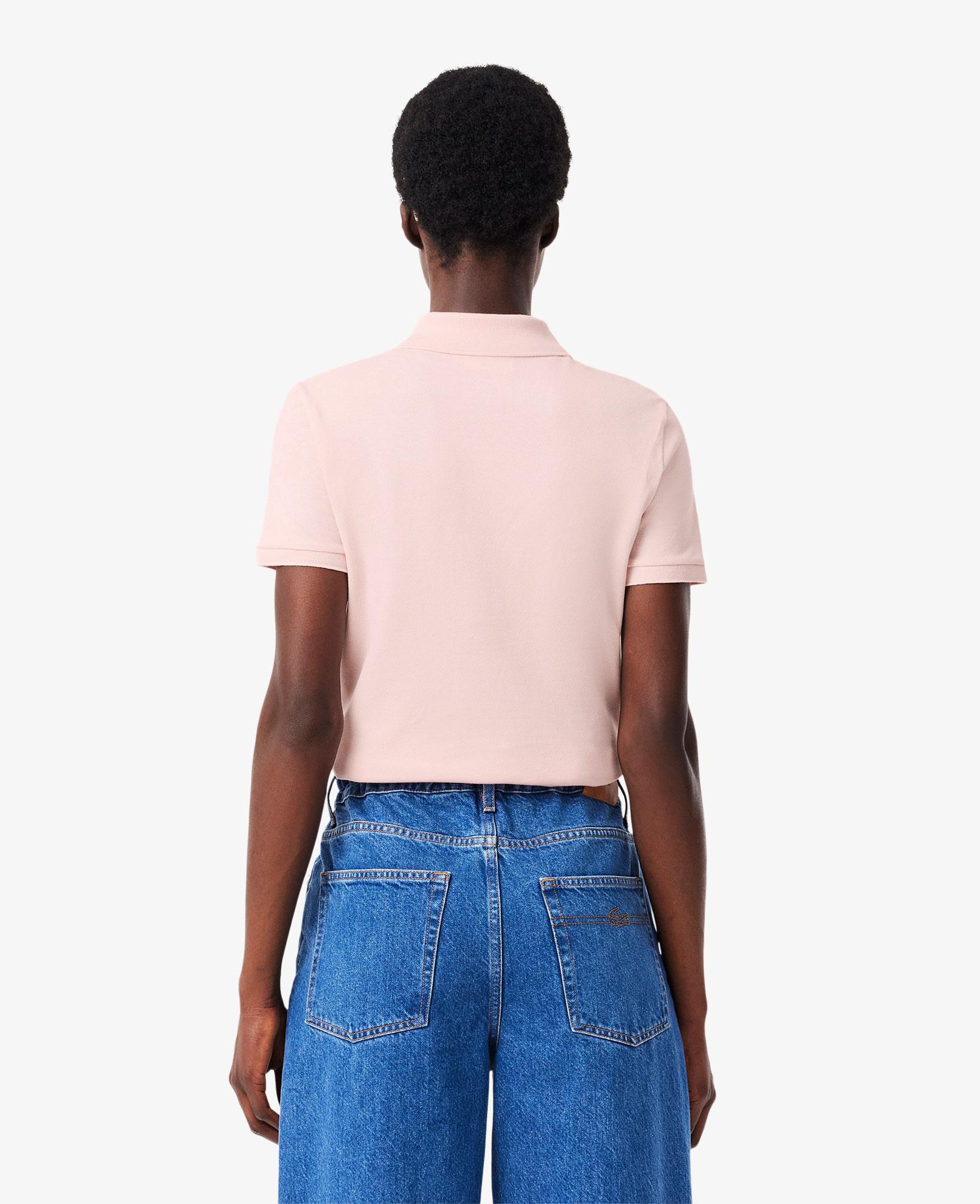 Lacoste L.12.D Kadın Slim Fit Pembe Polo