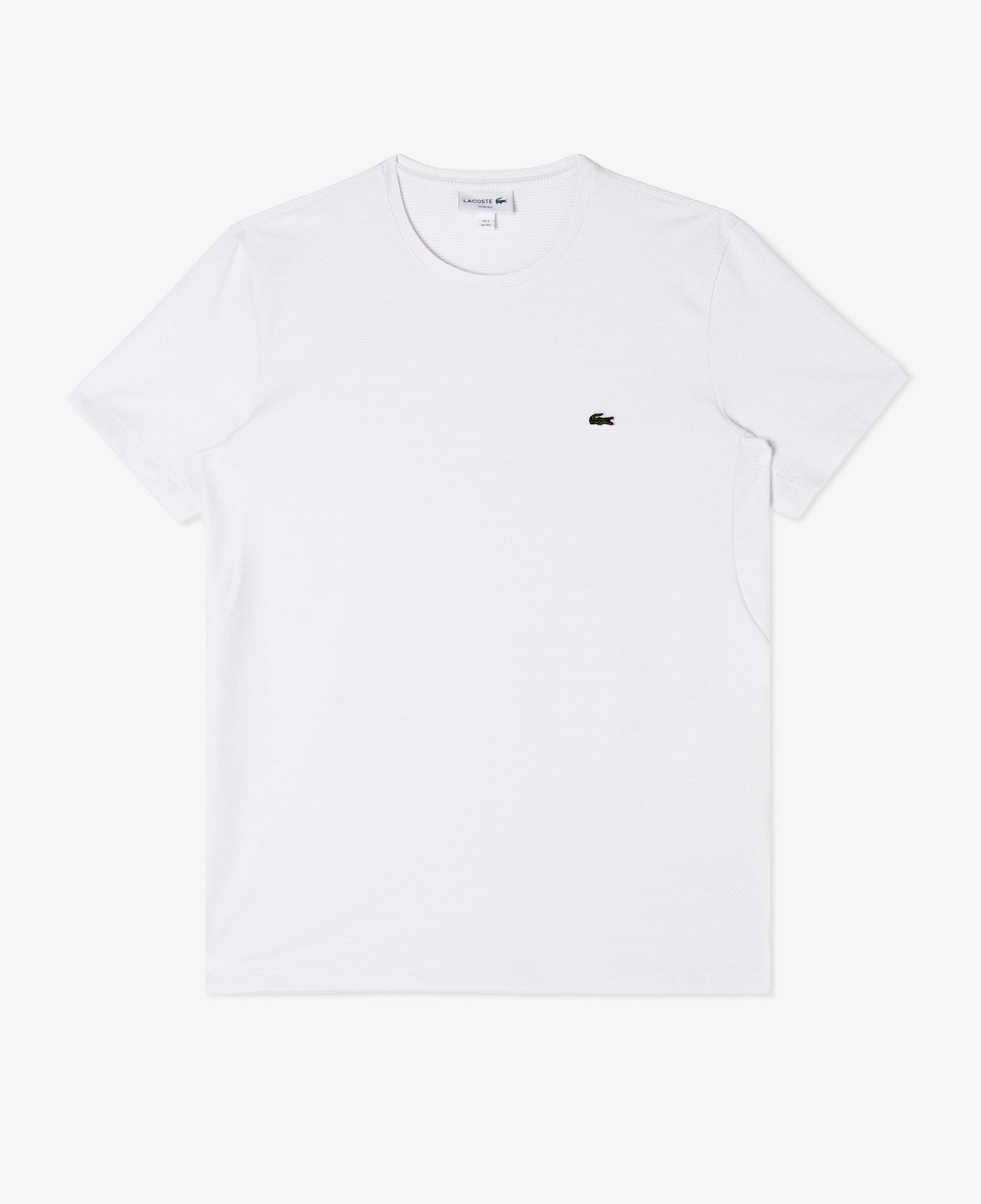 Lacoste Erkek Slim Fit Bisiklet Yaka Beyaz T-Shirt