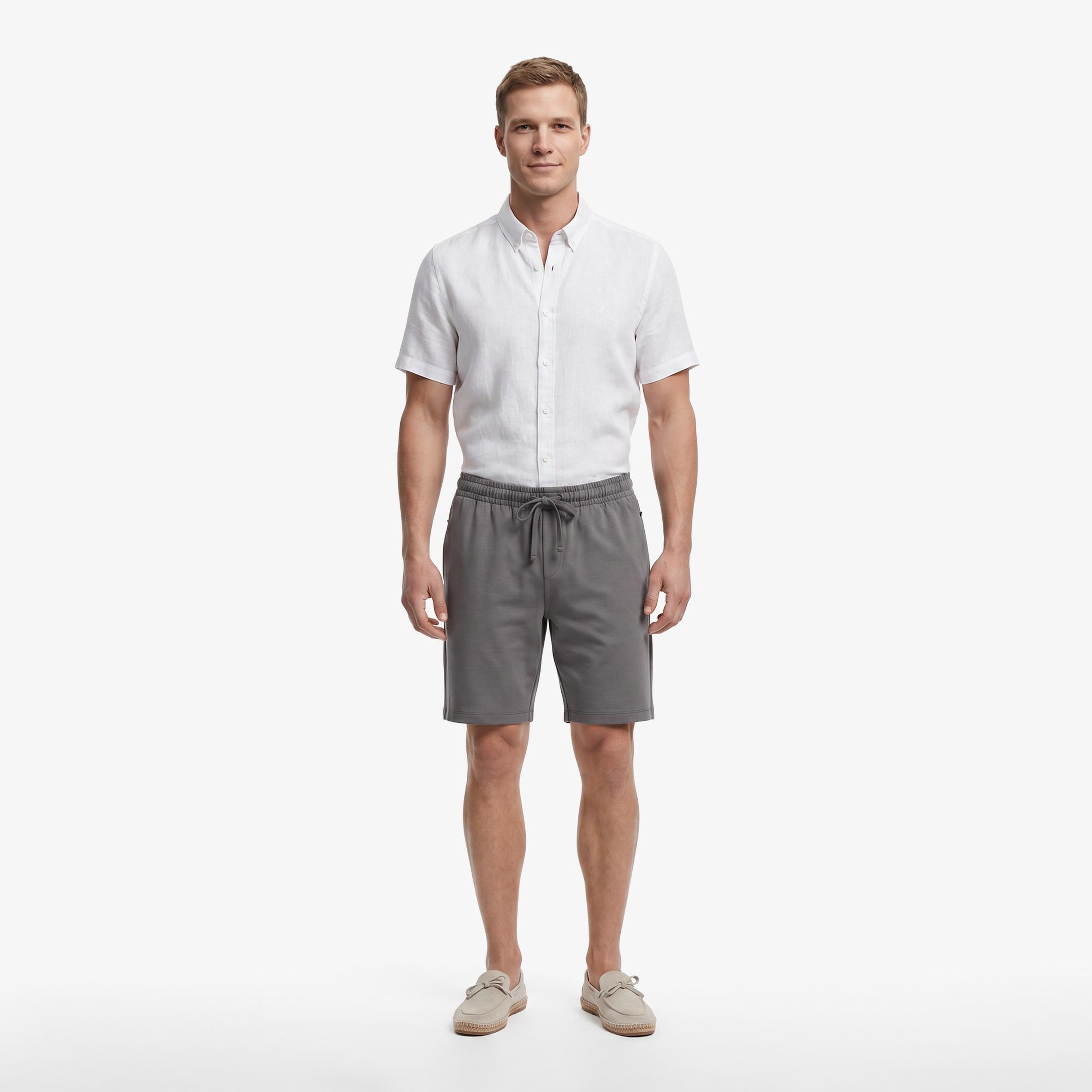 Nautica Erkek Beyaz Regular Fit Kısa Kollu Gömlek