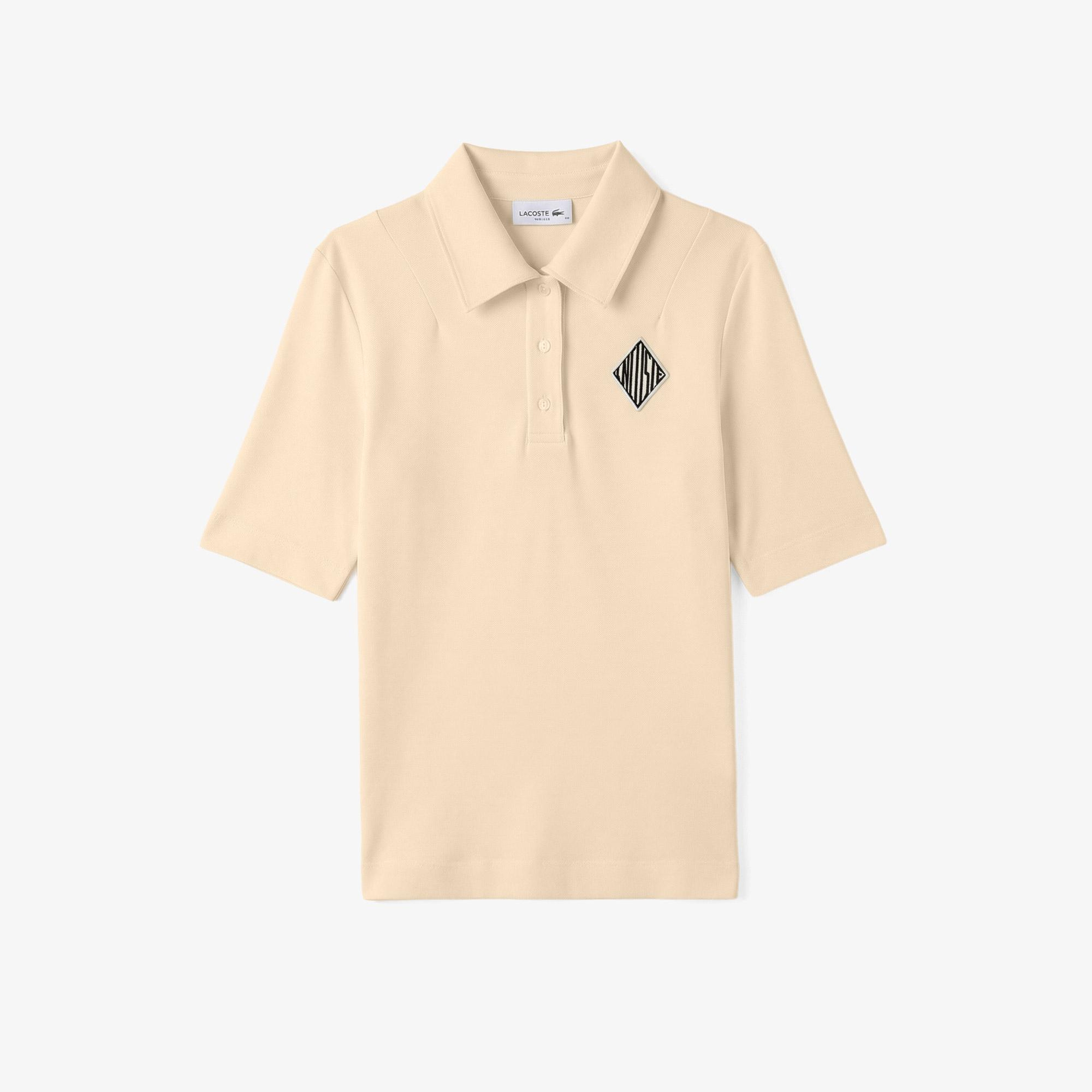 Lacoste Kadın Slim Fit Sarı Polo