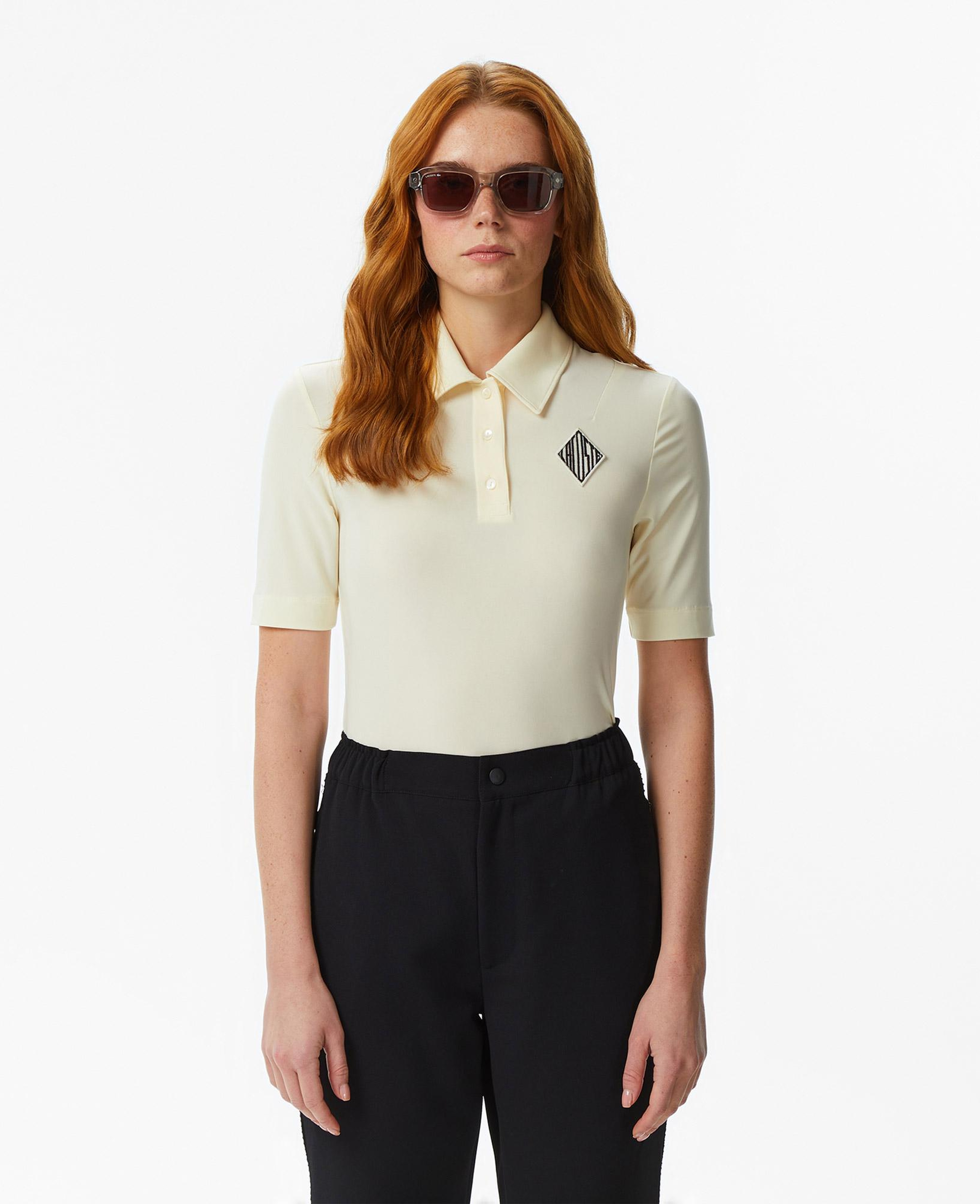 Lacoste Kadın Slim Fit Sarı Polo