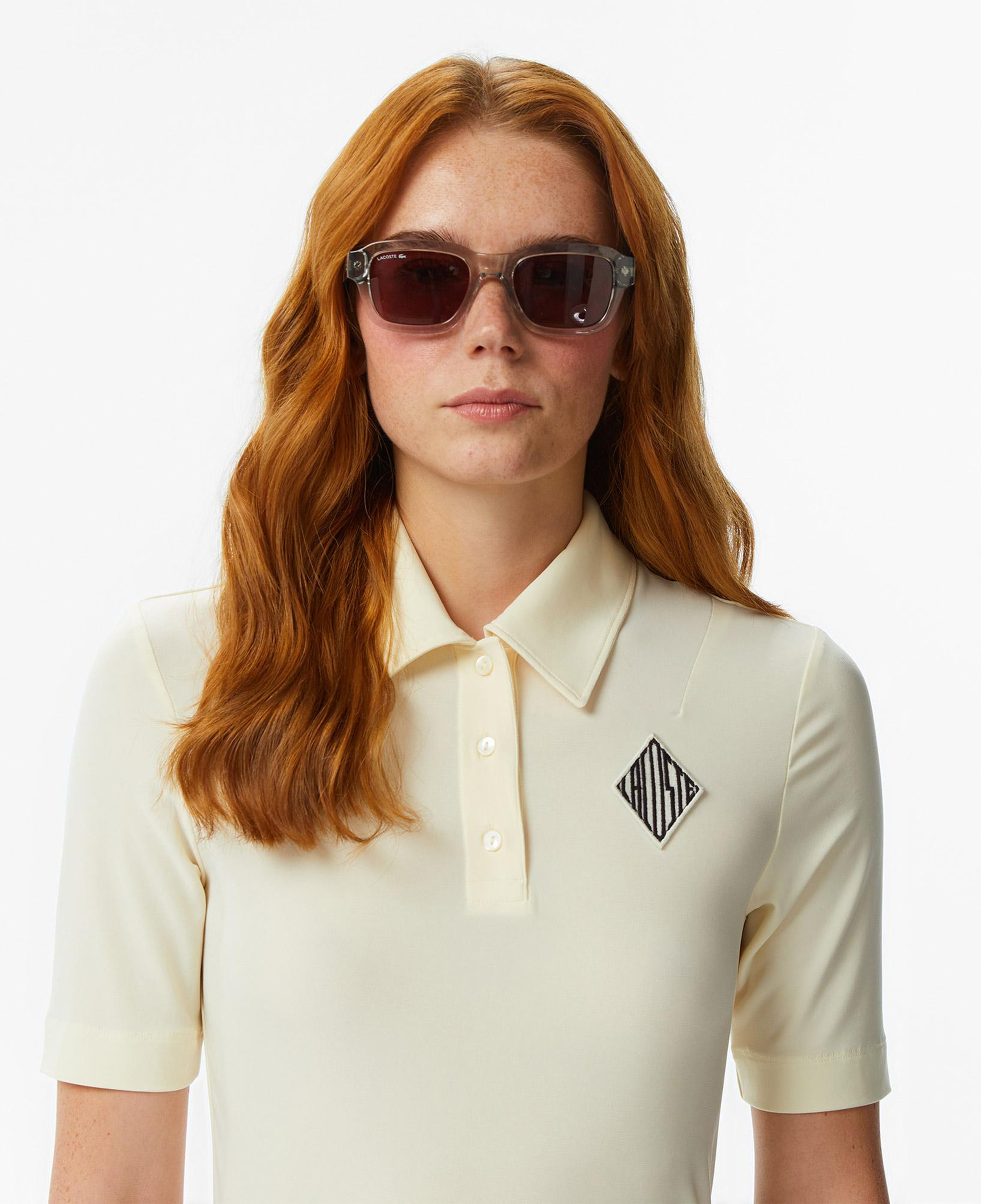 Lacoste Kadın Slim Fit Sarı Polo