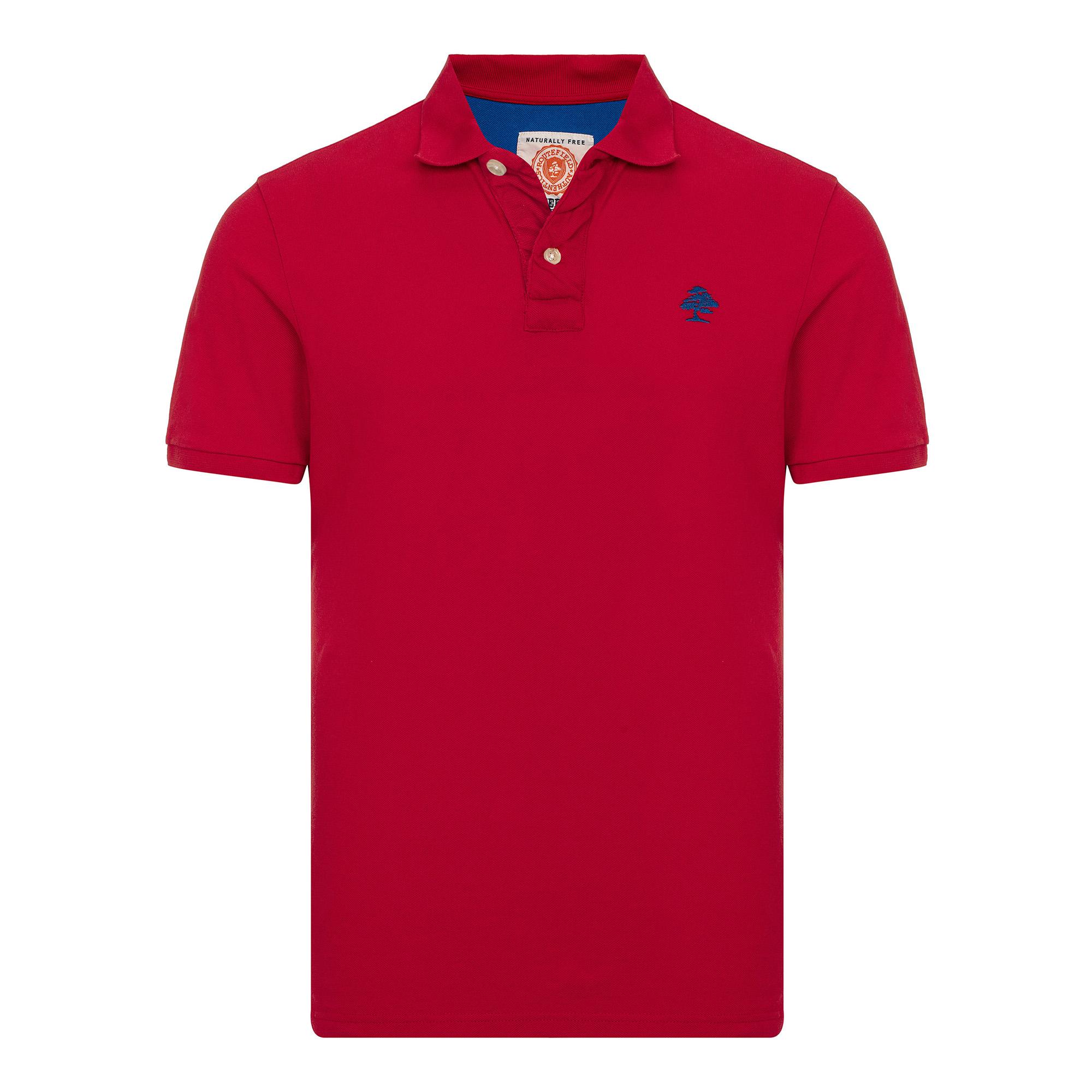 Routefield Patriot Erkek Kırmızı Polo Tişört
