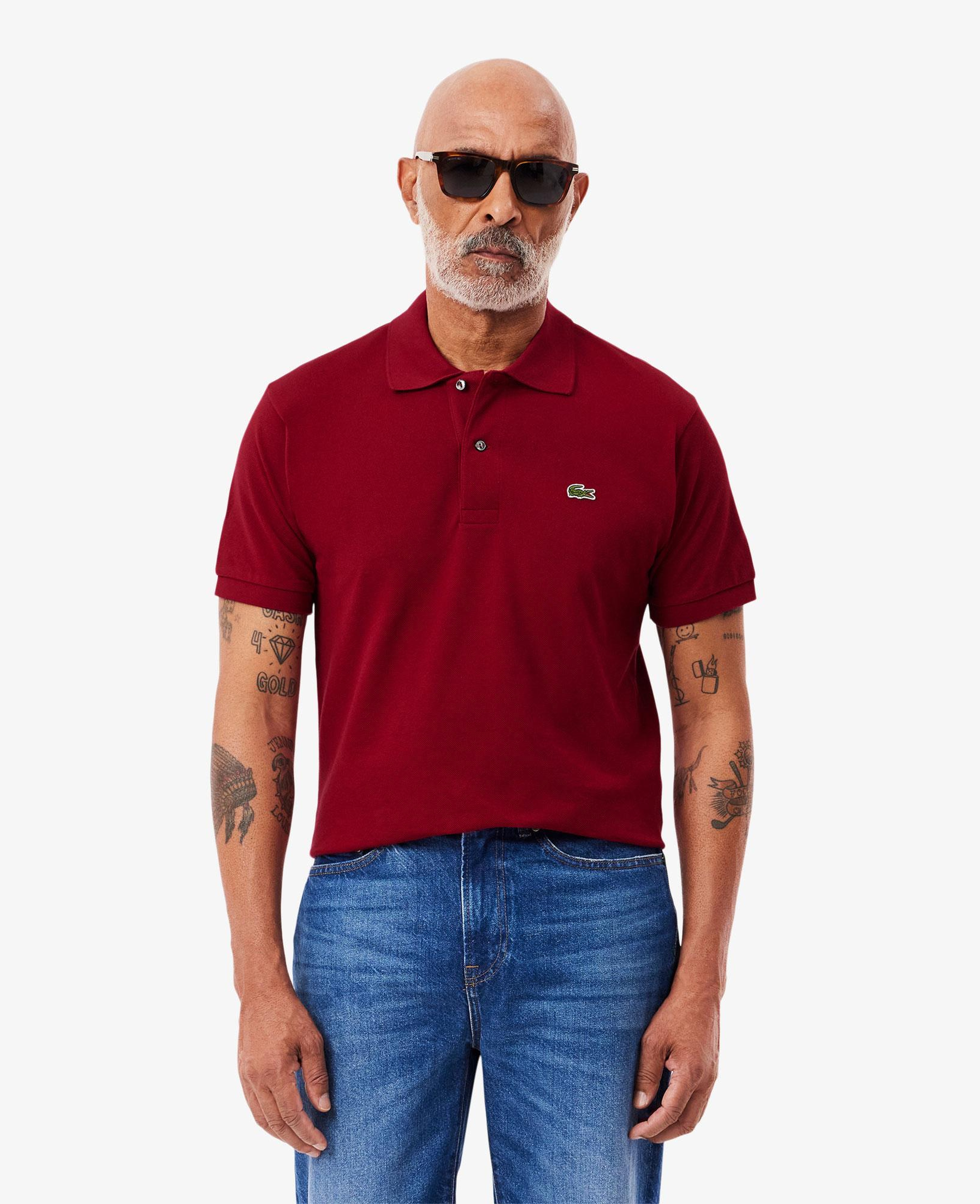Lacoste L.12.12 Erkek Classic Fit Bordo Polo