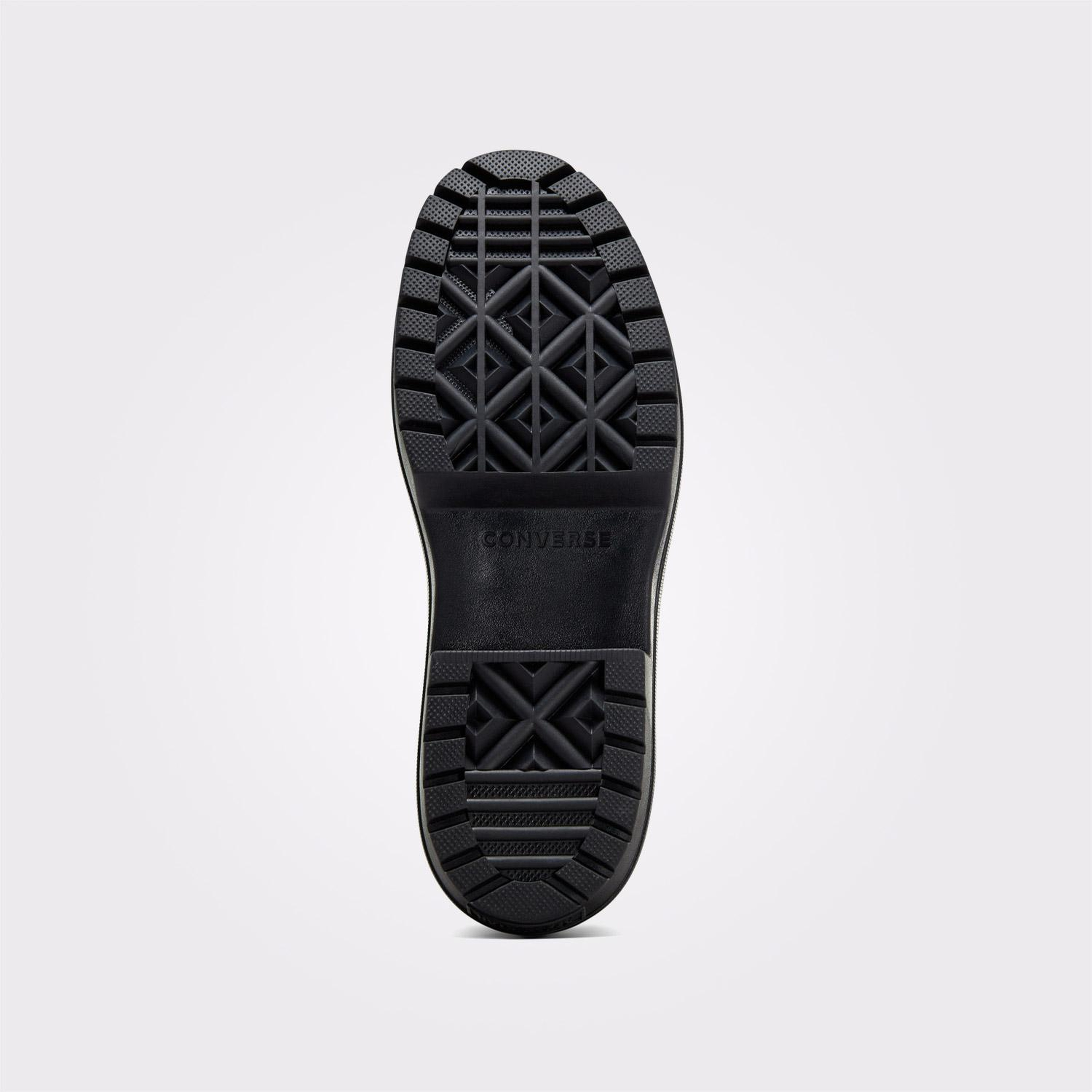 Converse Chuck Taylor All Star Lugged Heel Kadın Siyah Deri Platform Bot