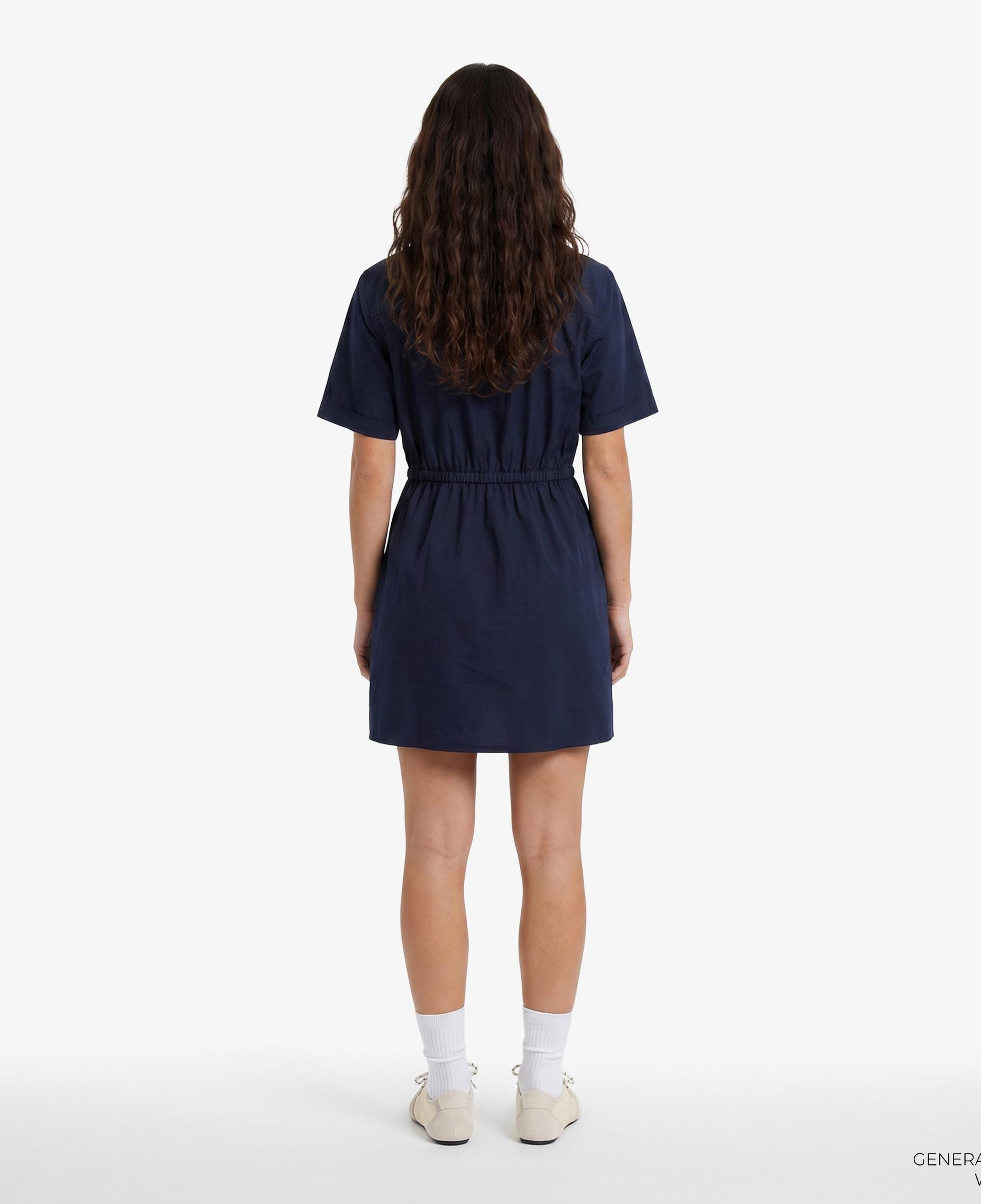 Tommy Hilfiger Poplin Kadın Lacivert Elbise