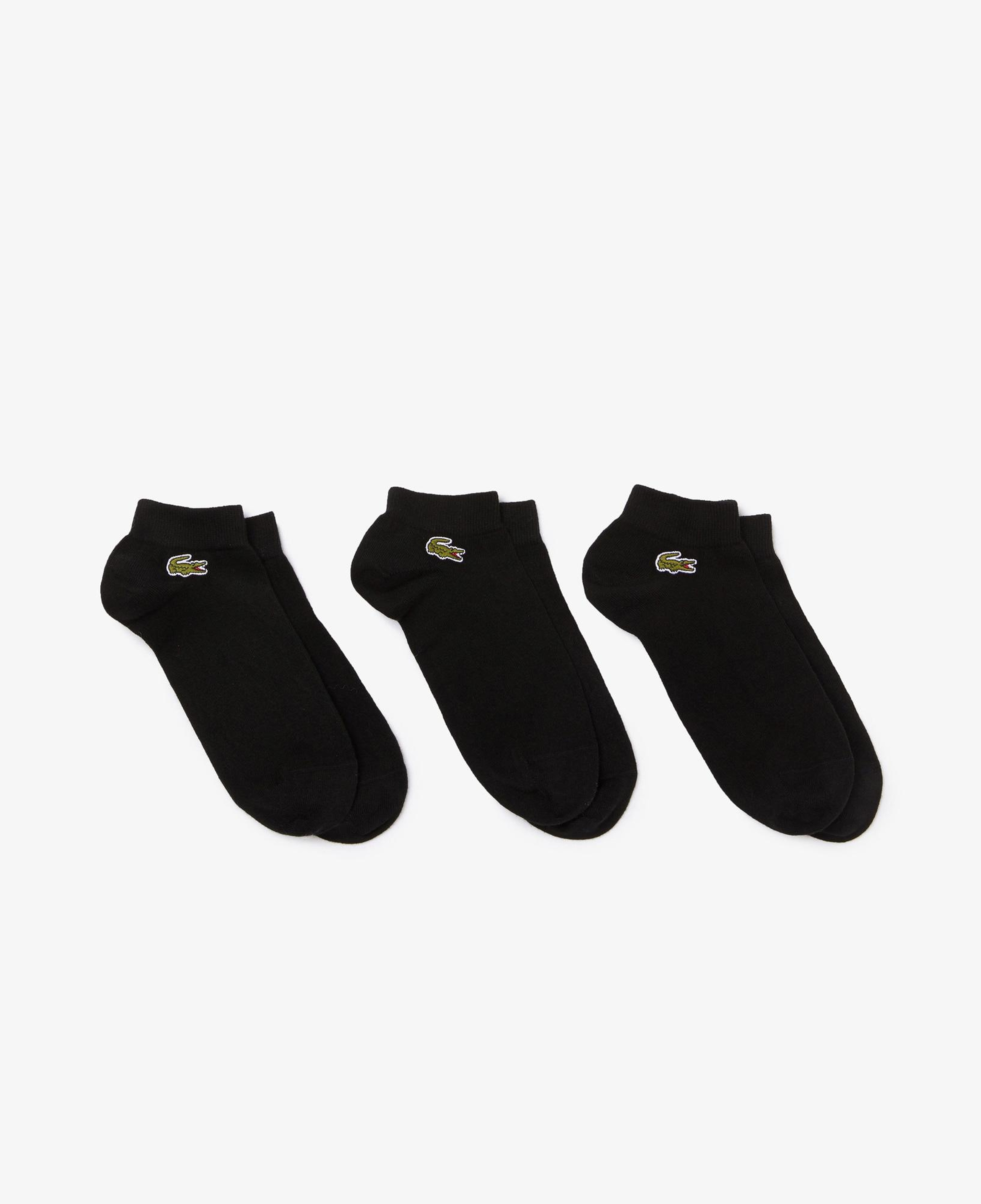 Lacoste Unisex 3'lü Siyah Çorap
