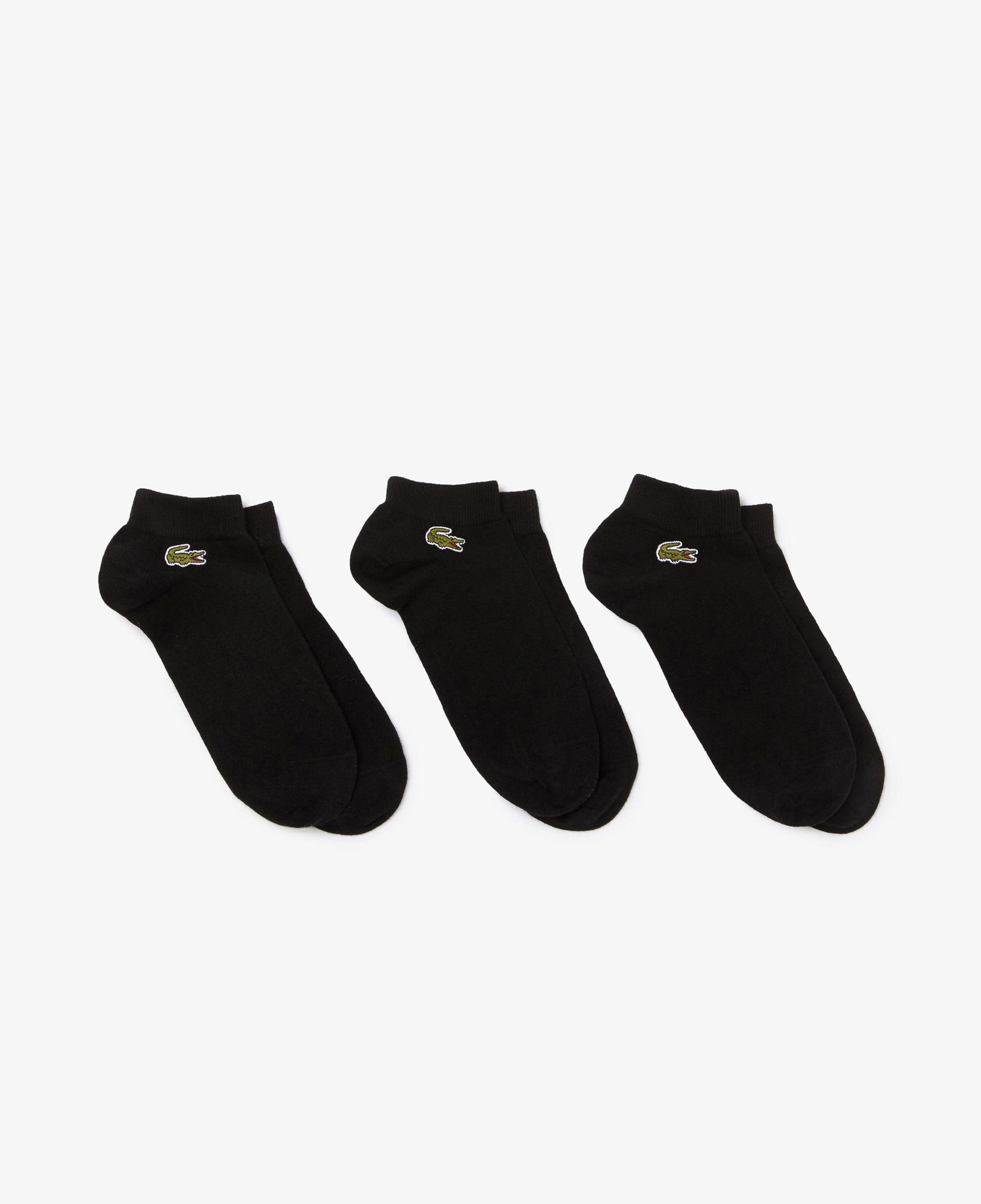 Lacoste Unisex 3'lü Siyah Çorap