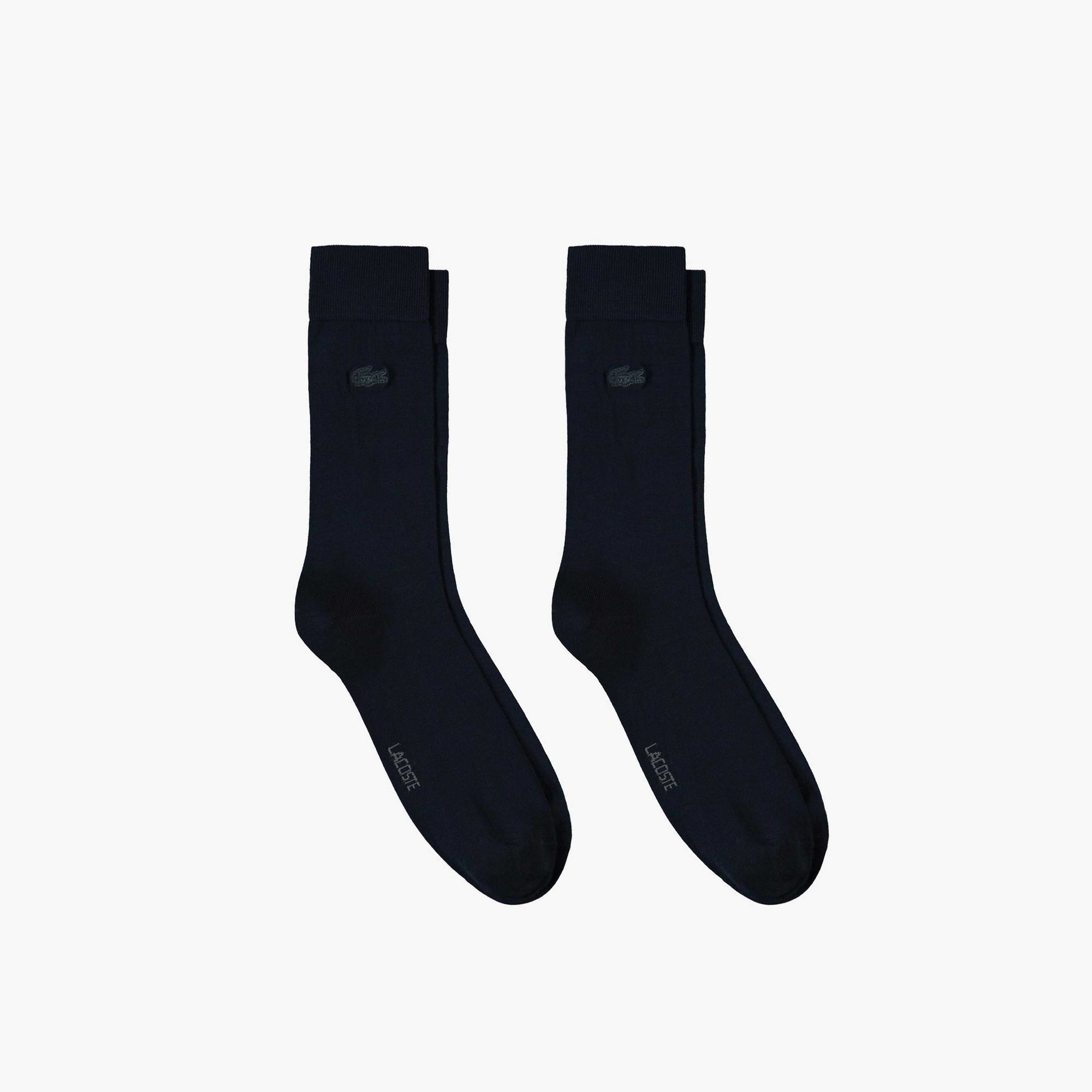 Lacoste Unisex Lacivert Çorap