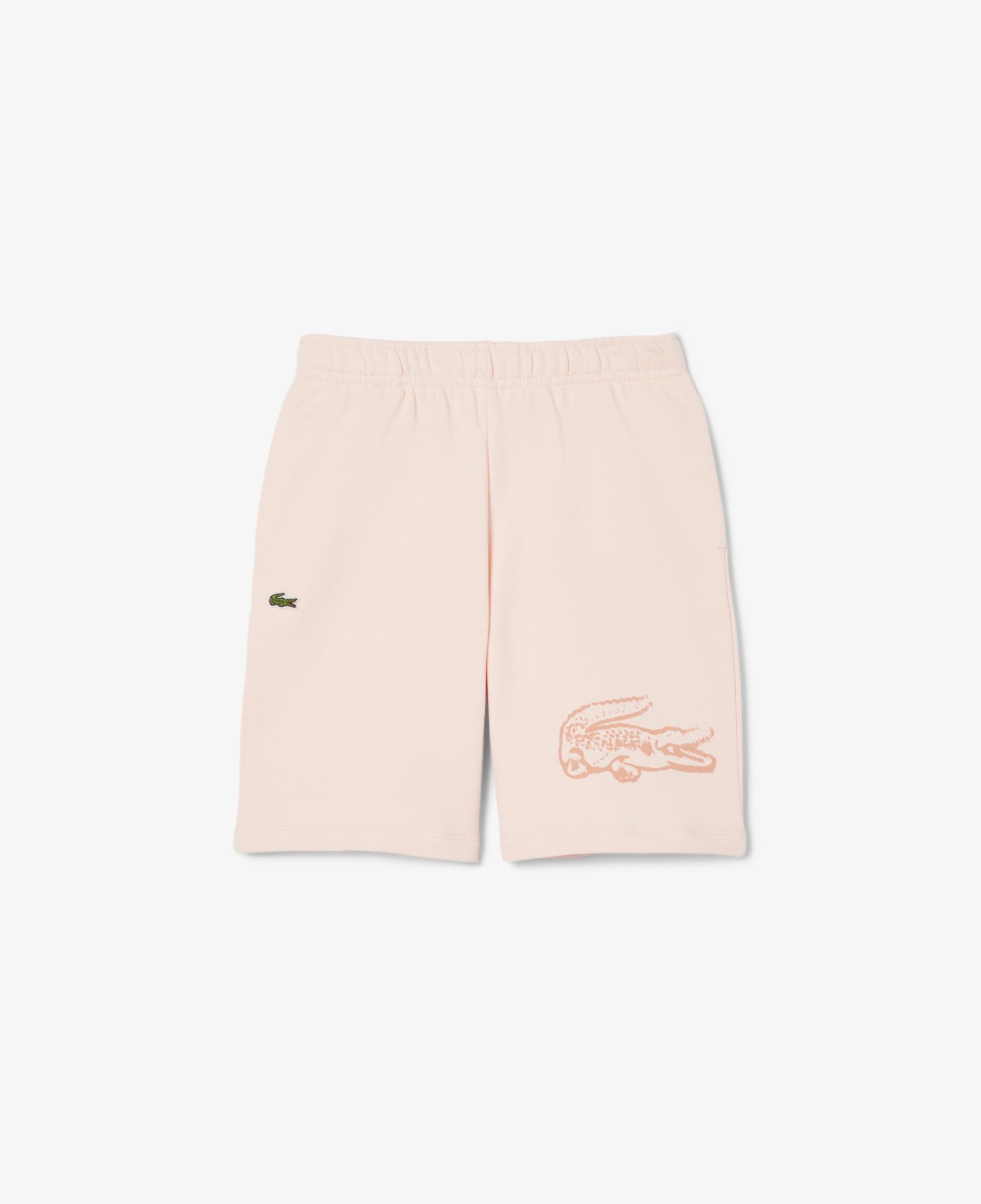 Lacoste Erkek Çocuk Baskılı Açık Pembe Şort