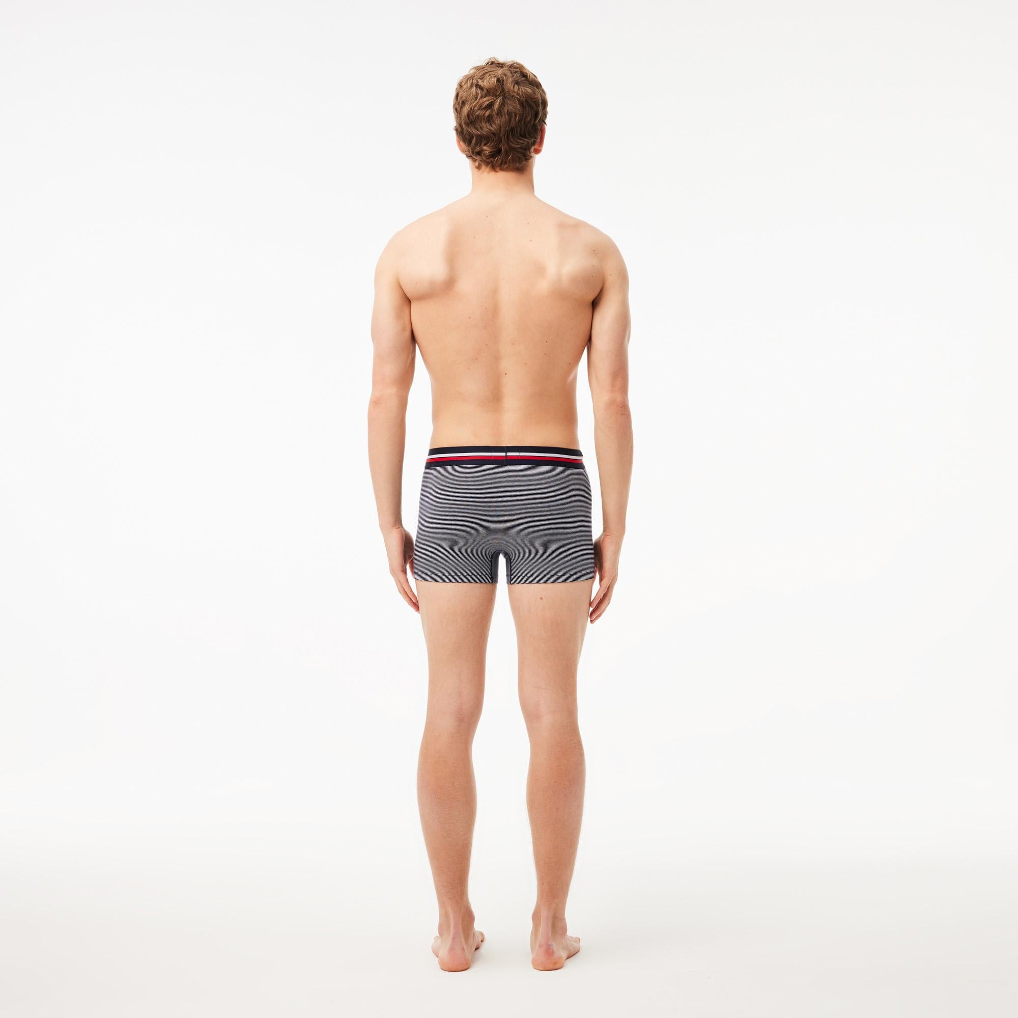 Lacoste Erkek 3'lü Renkli Boxer
