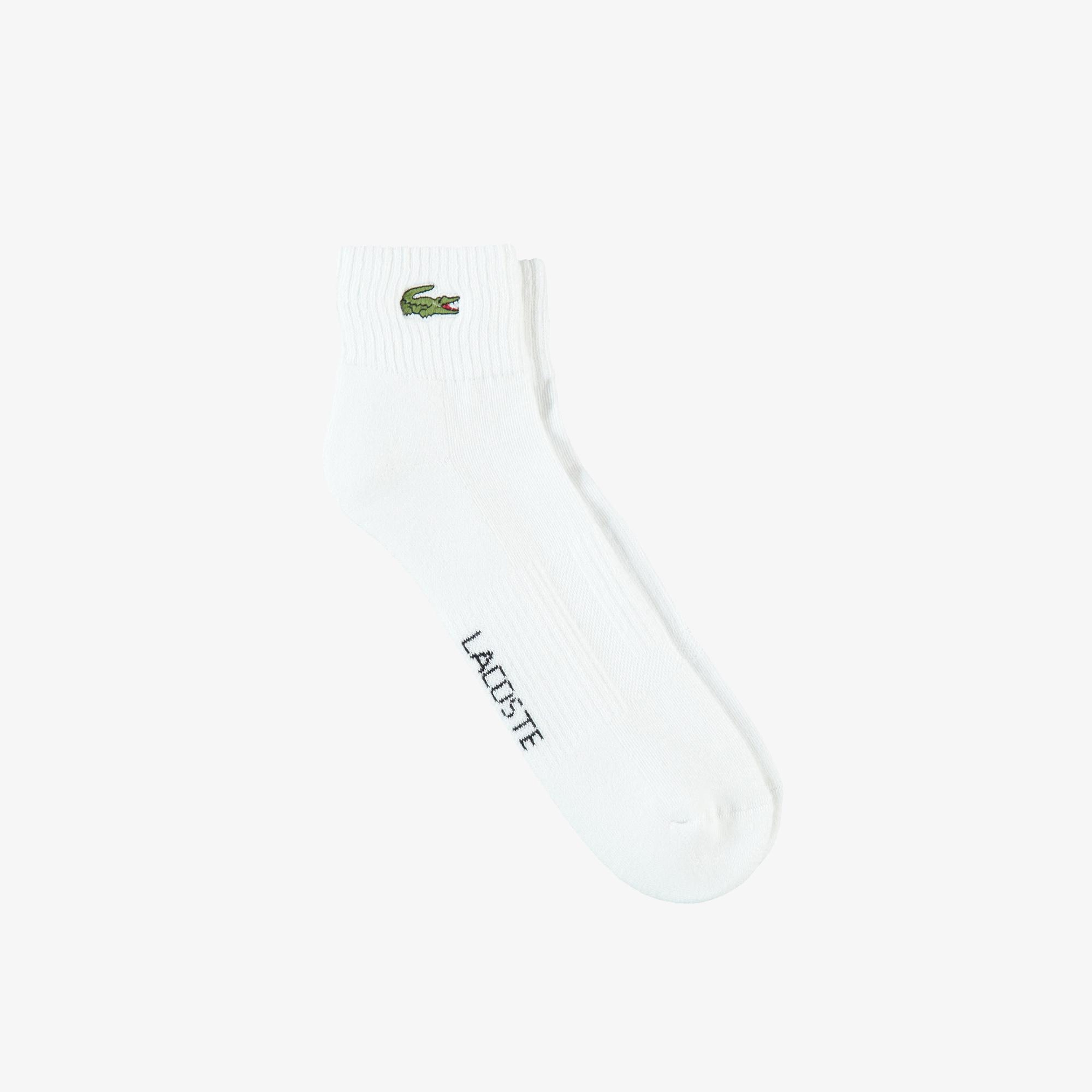 Lacoste Unisex Beyaz Çorap