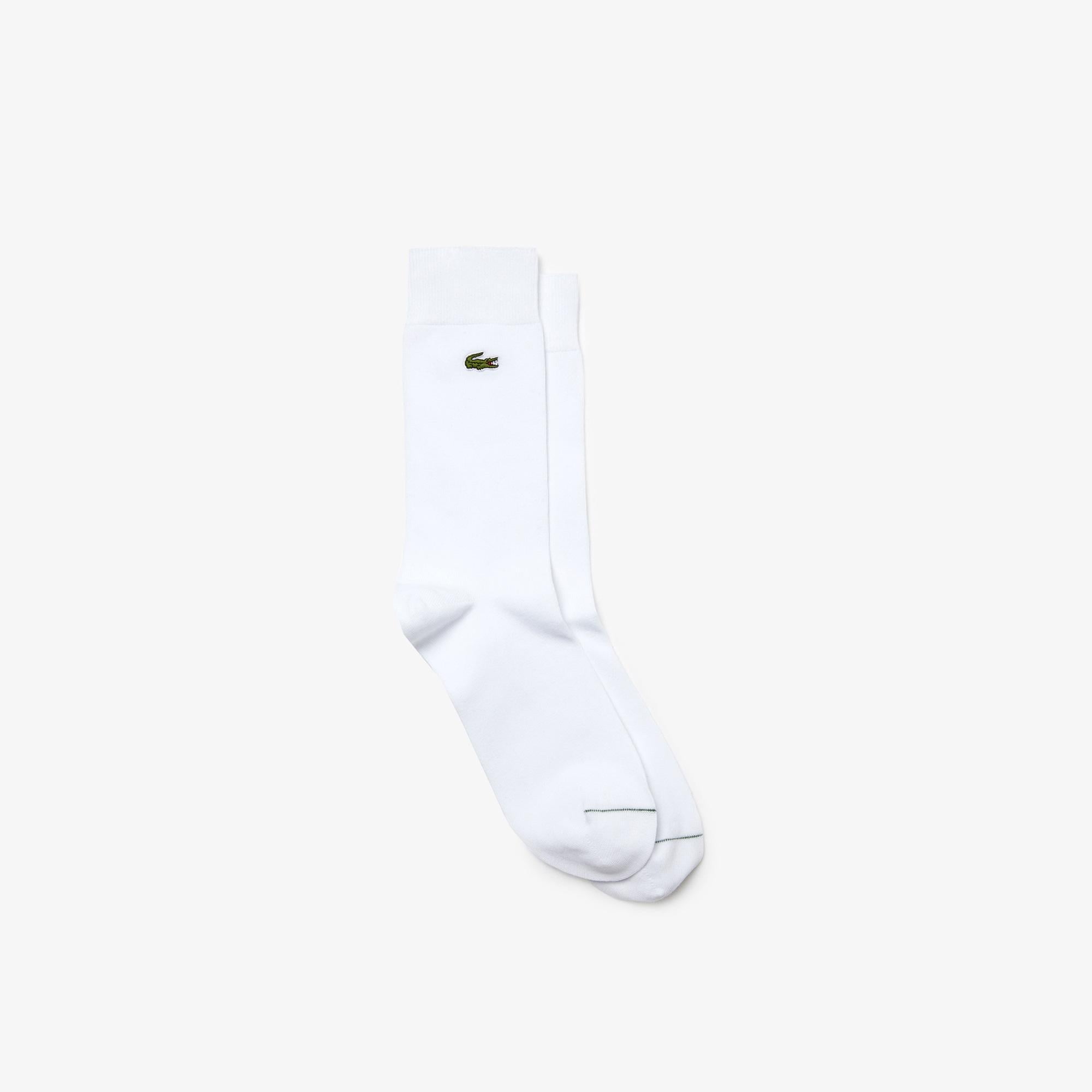 Lacoste Unisex Beyaz Çorap