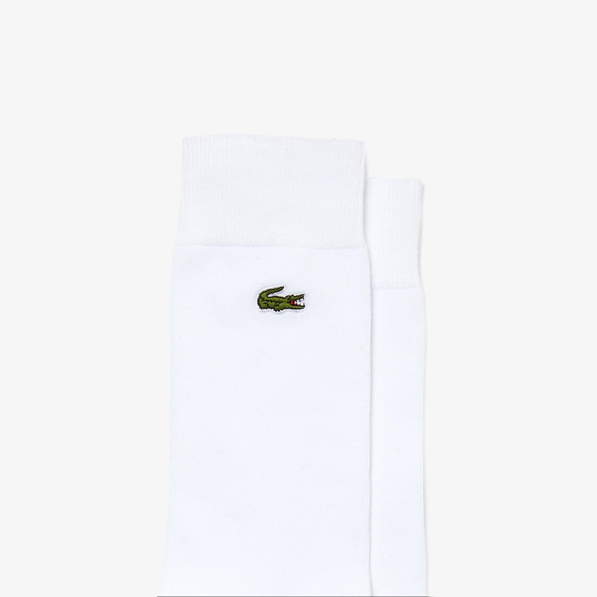Lacoste Unisex Beyaz Çorap