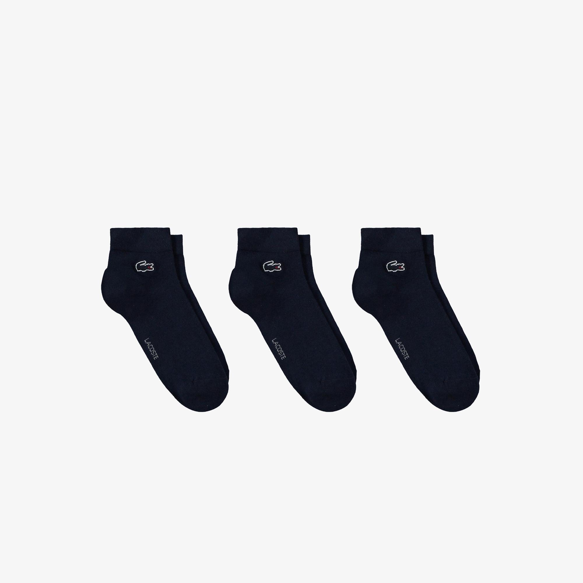 Lacoste Unisex 3'lü Lacivert Çorap