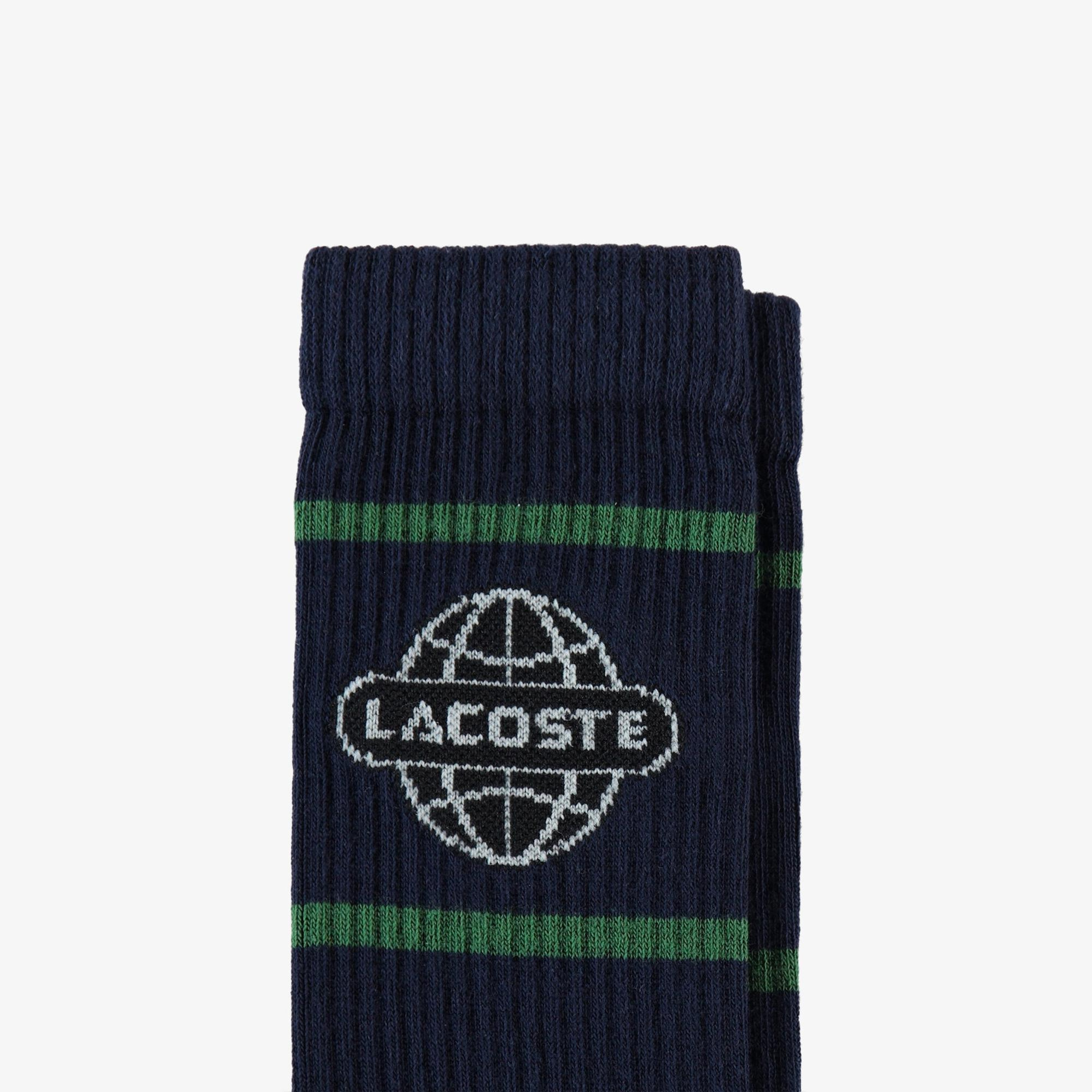 Erkek Baskılı Lacivert Çorap