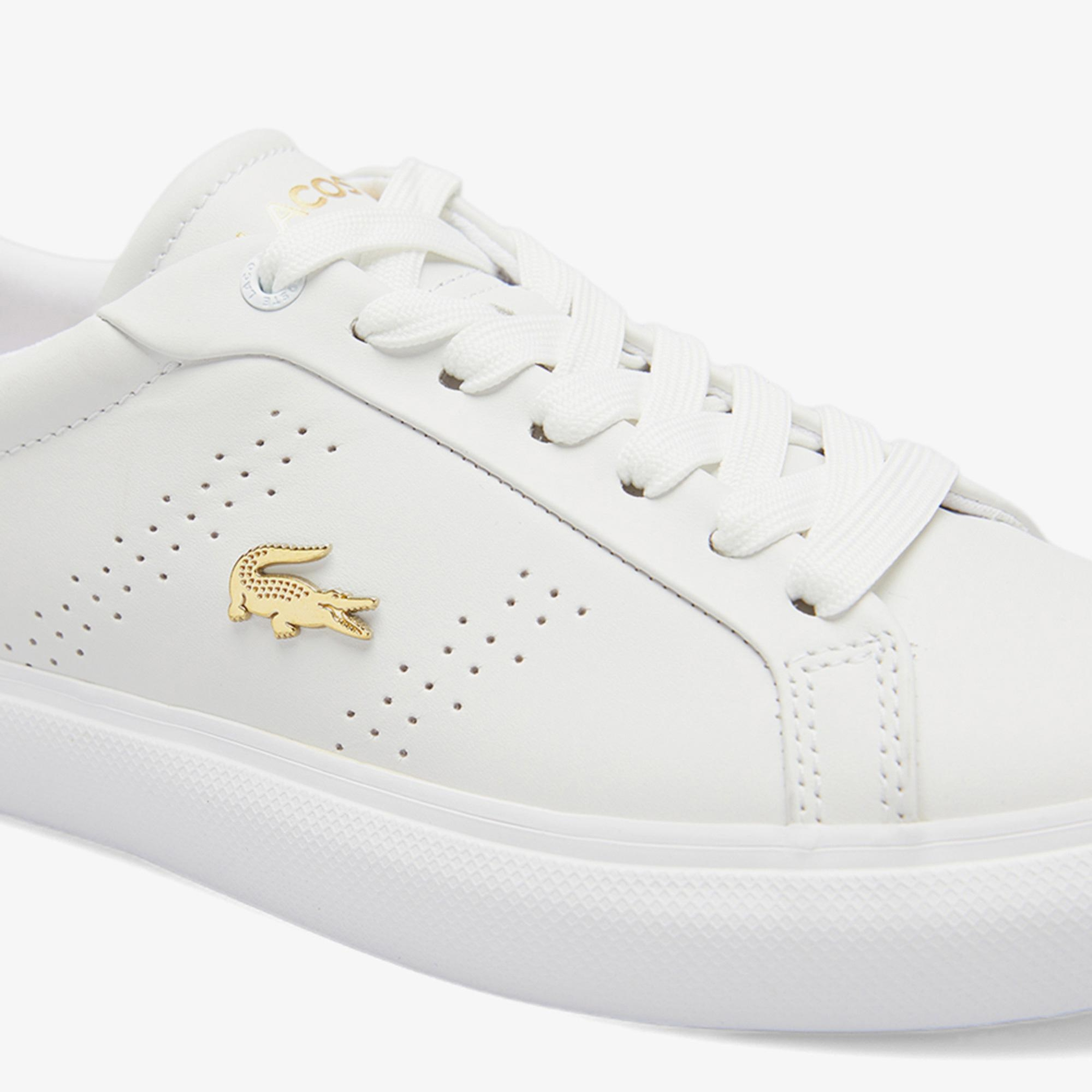 Lacoste Powercourt 2.0 Kadın Beyaz Sneaker