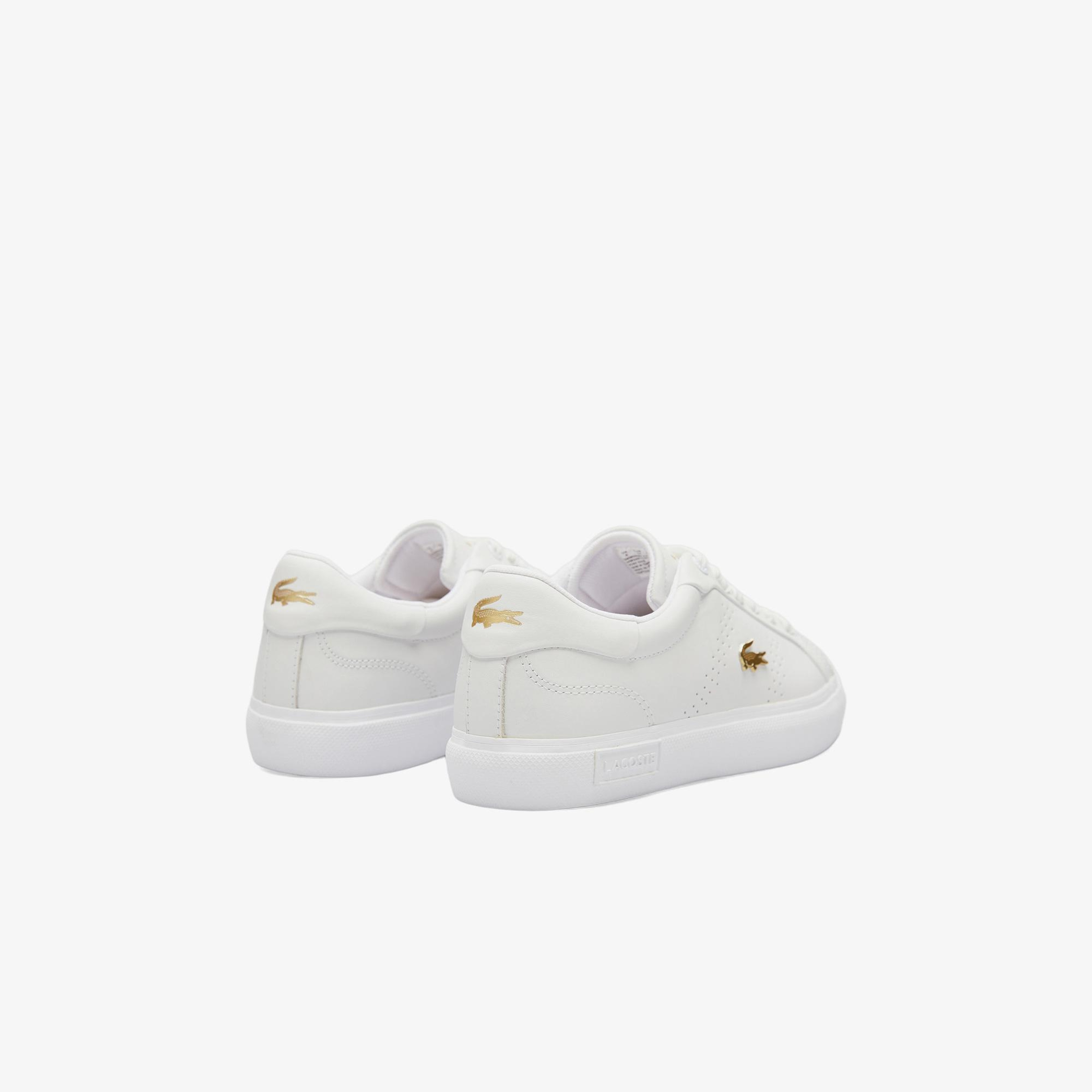Lacoste Powercourt 2.0 Kadın Beyaz Sneaker