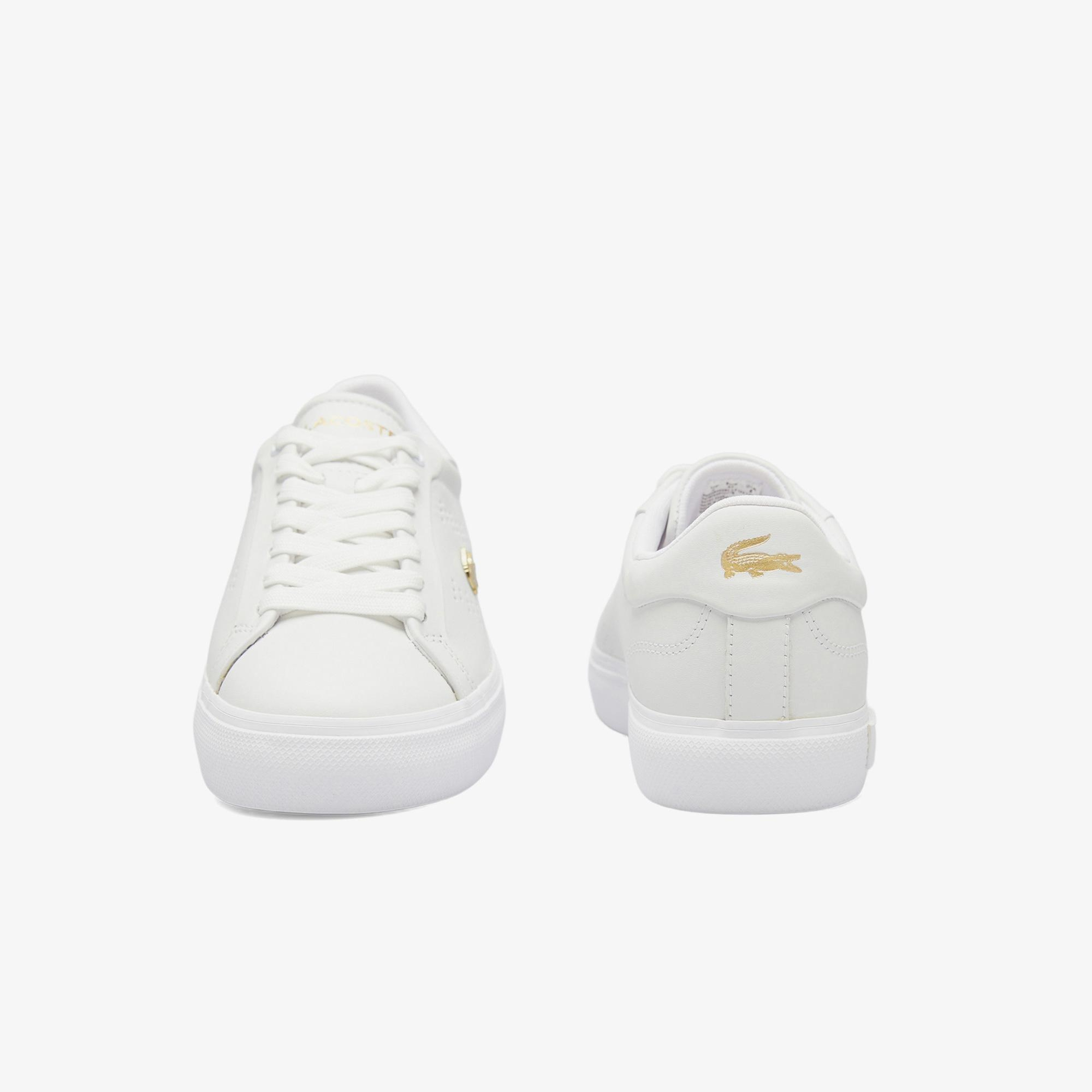 Lacoste Powercourt 2.0 Kadın Beyaz Sneaker