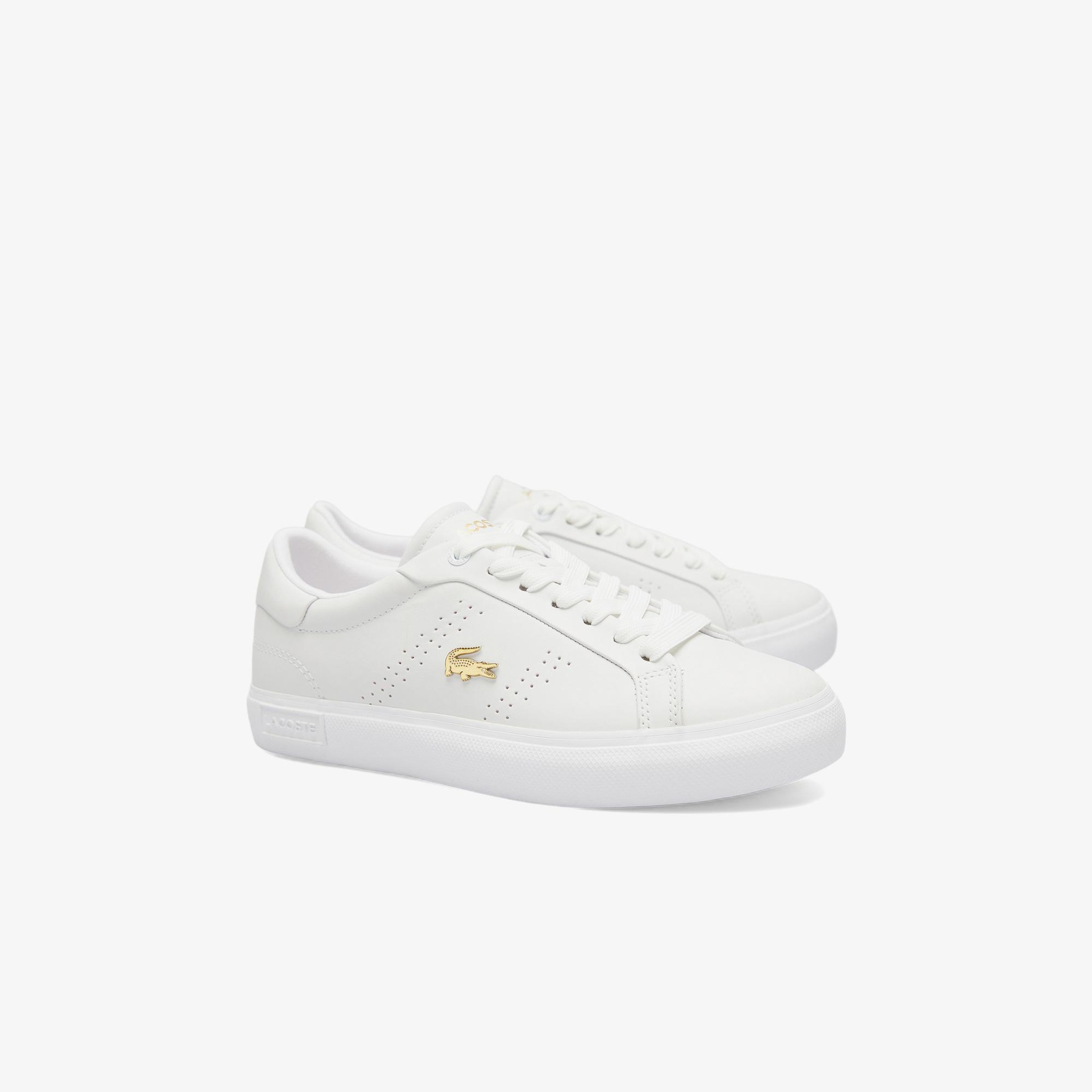Lacoste Powercourt 2.0 Kadın Beyaz Sneaker