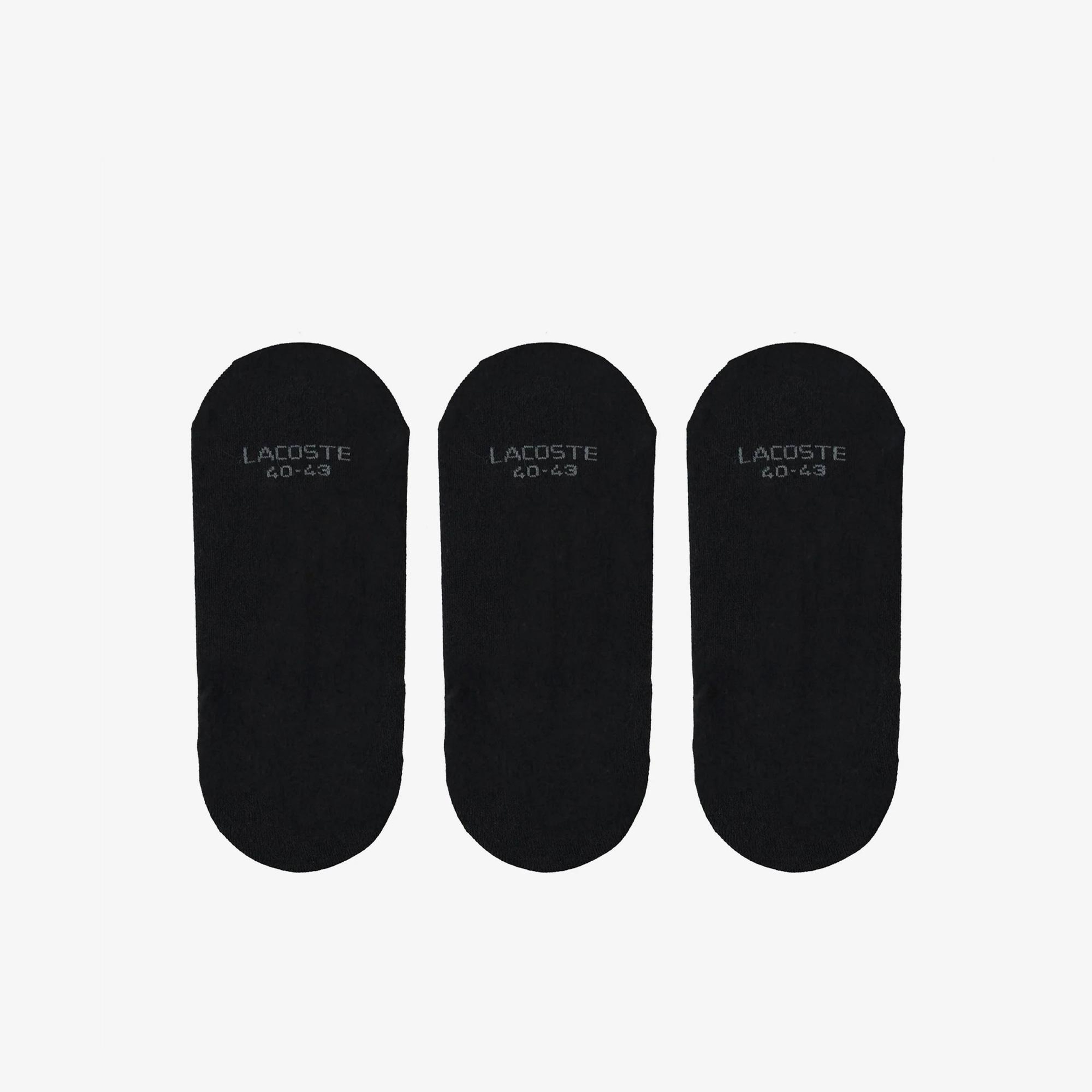 Lacoste Unisex 3'lü Siyah Çorap