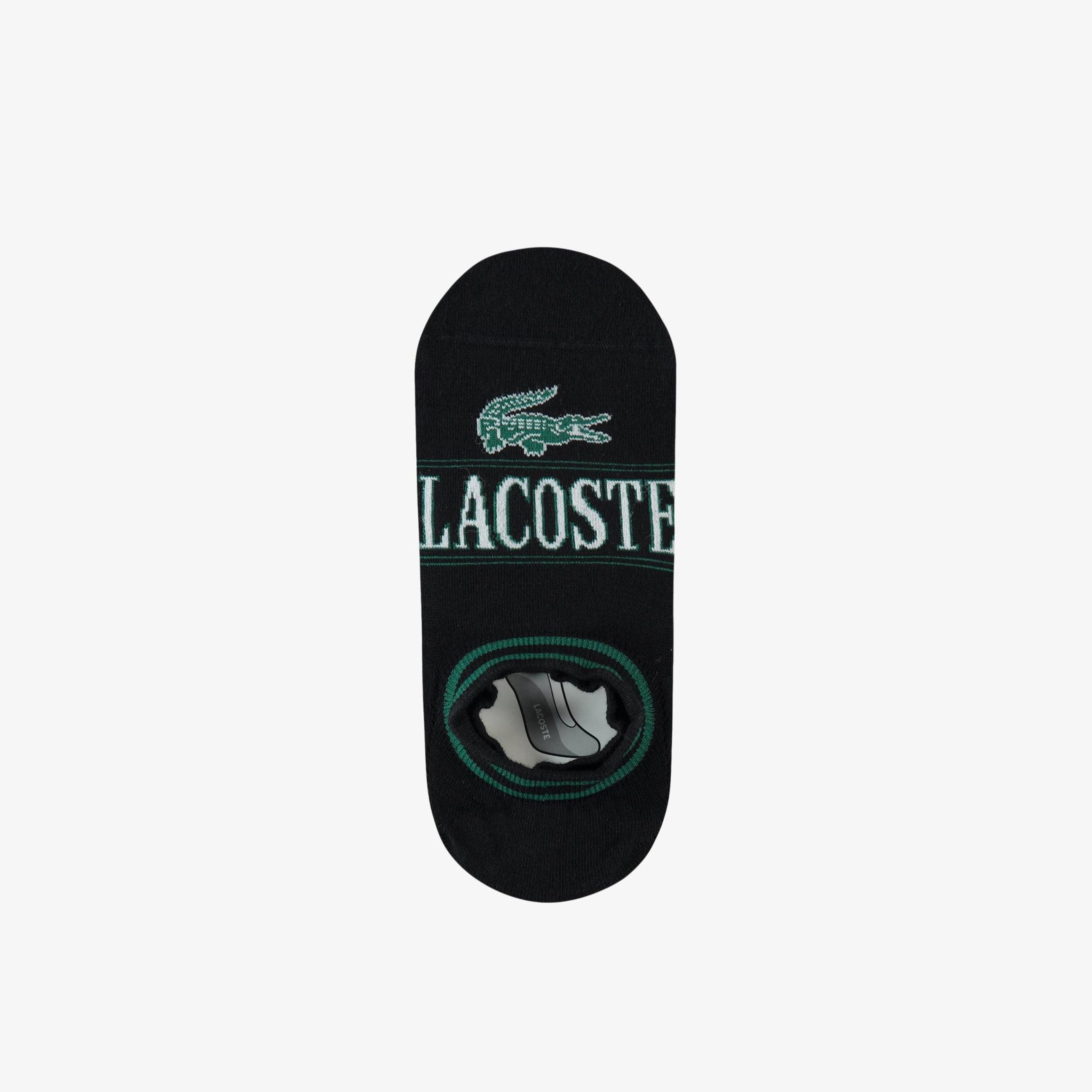 Lacoste Erkek Baskılı Siyah Çorap
