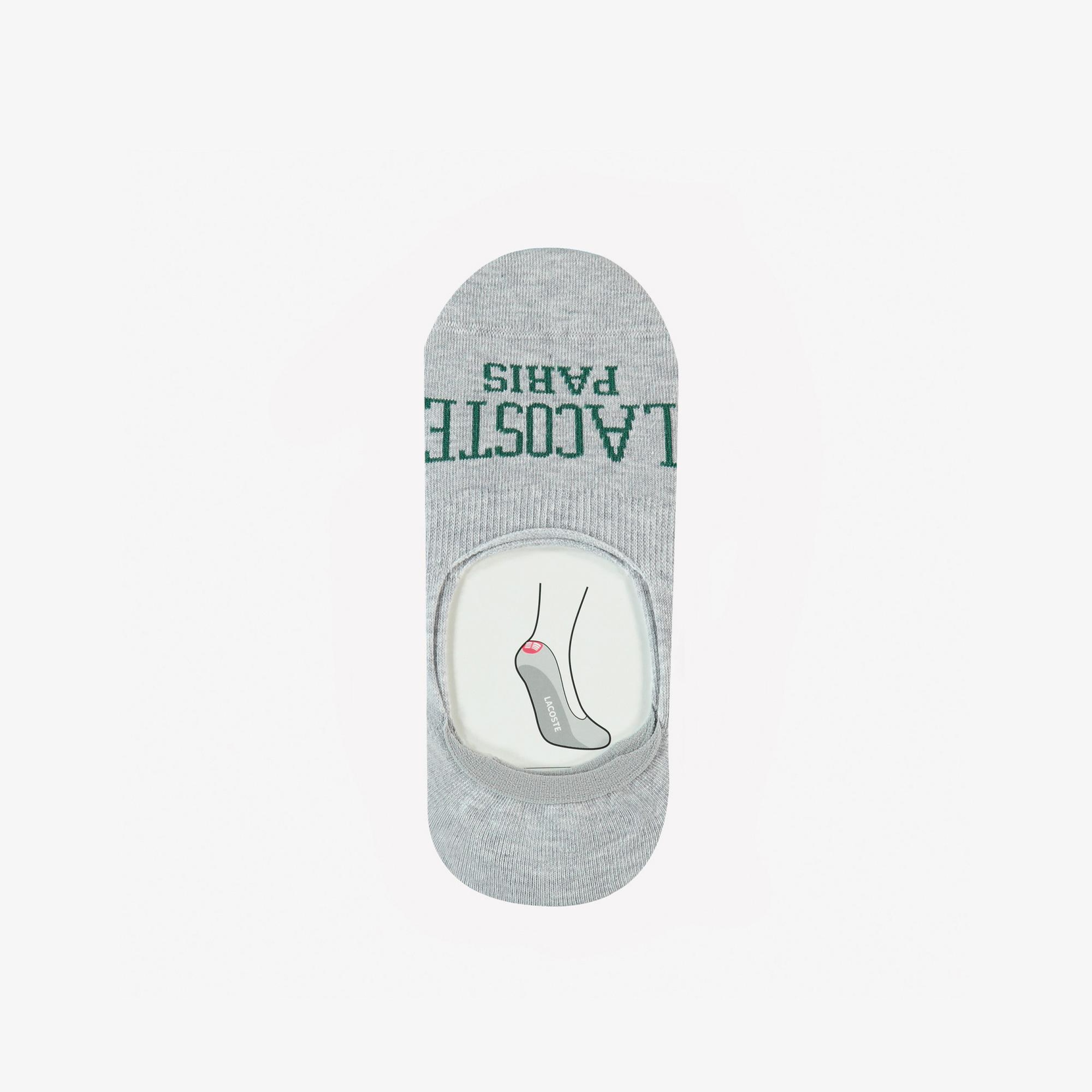 Lacoste Erkek Baskılı Gri Çorap