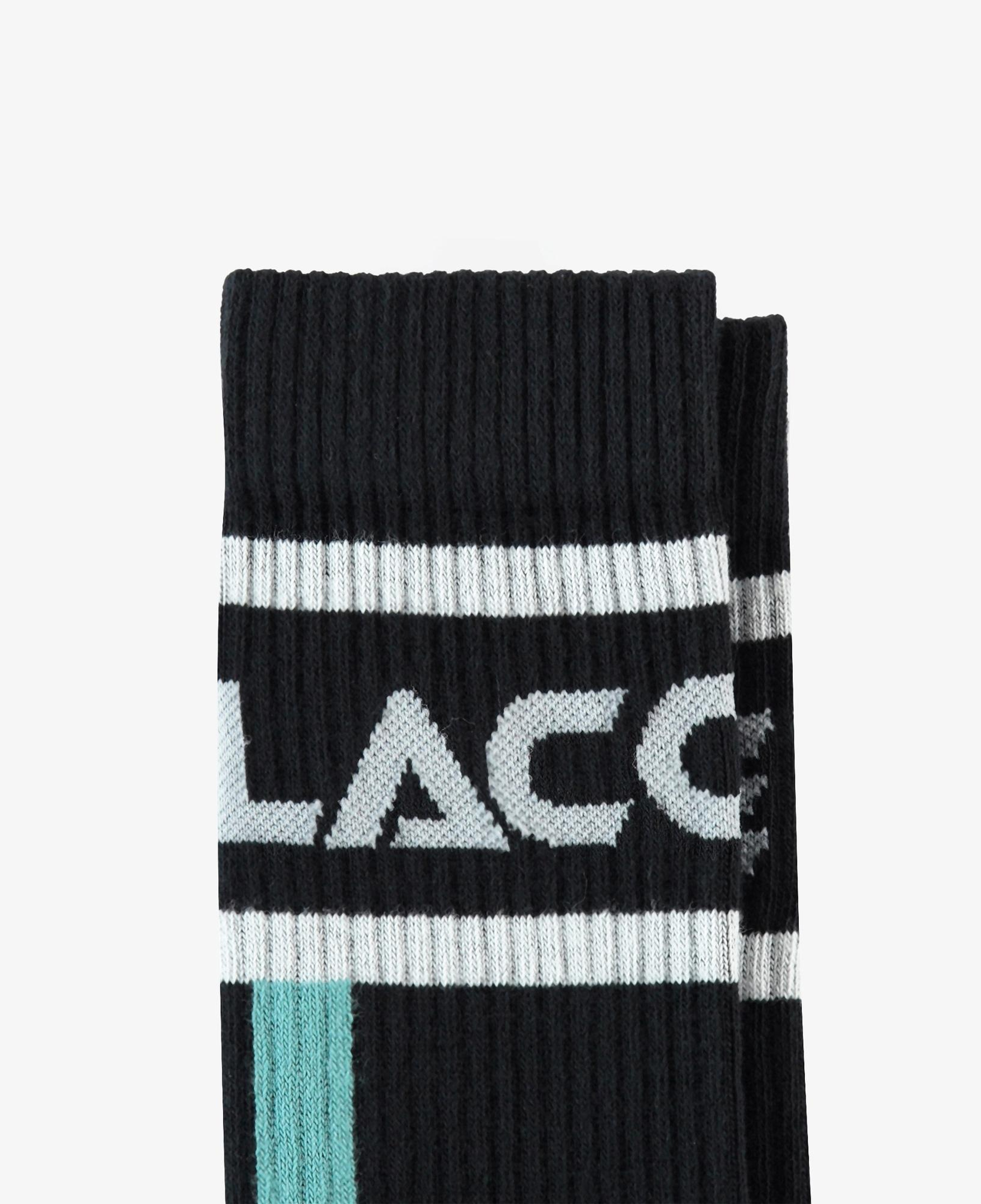 Lacoste Erkek Baskılı Siyah Çorap