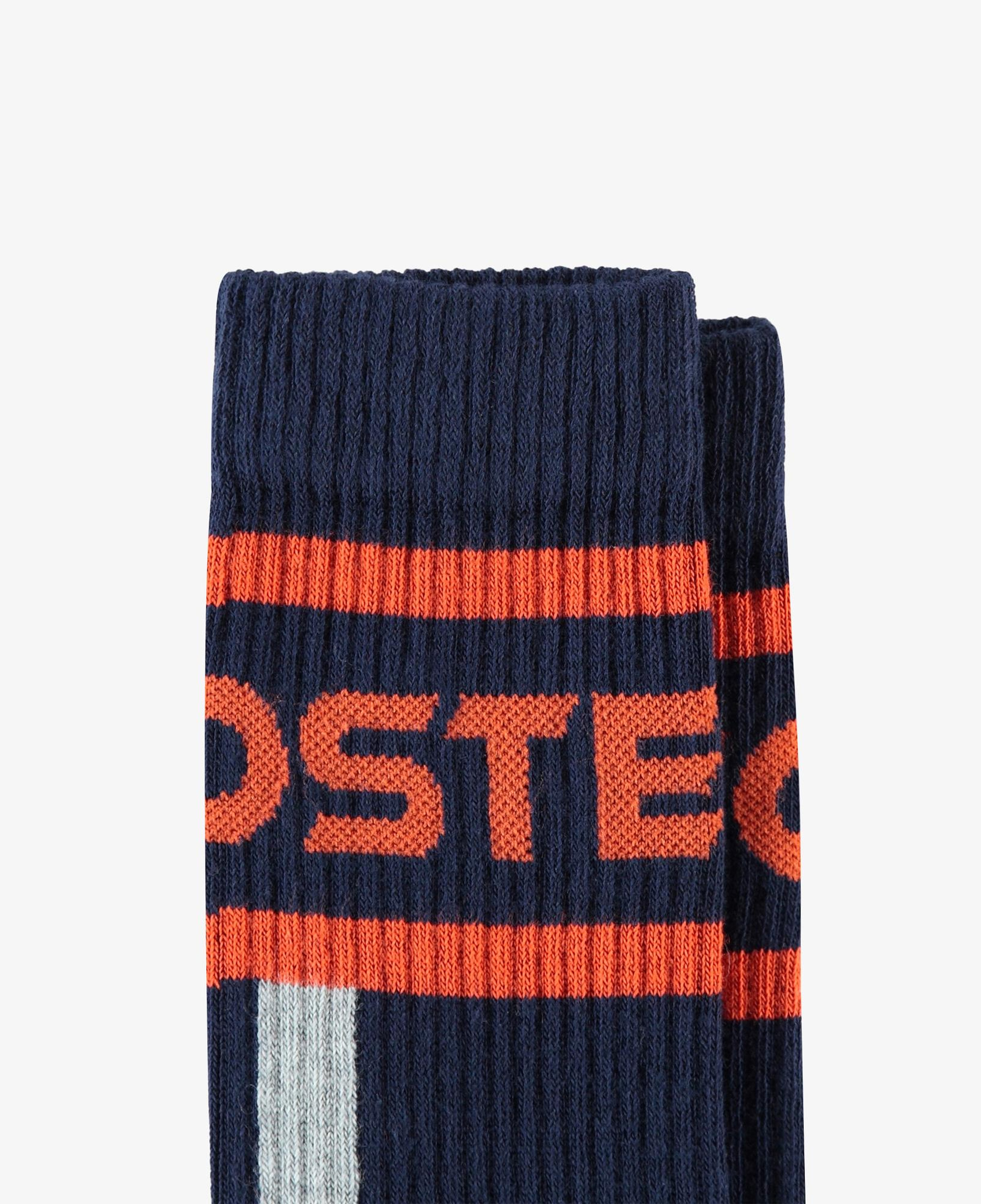 Lacoste Erkek Baskılı Lacivert Çorap