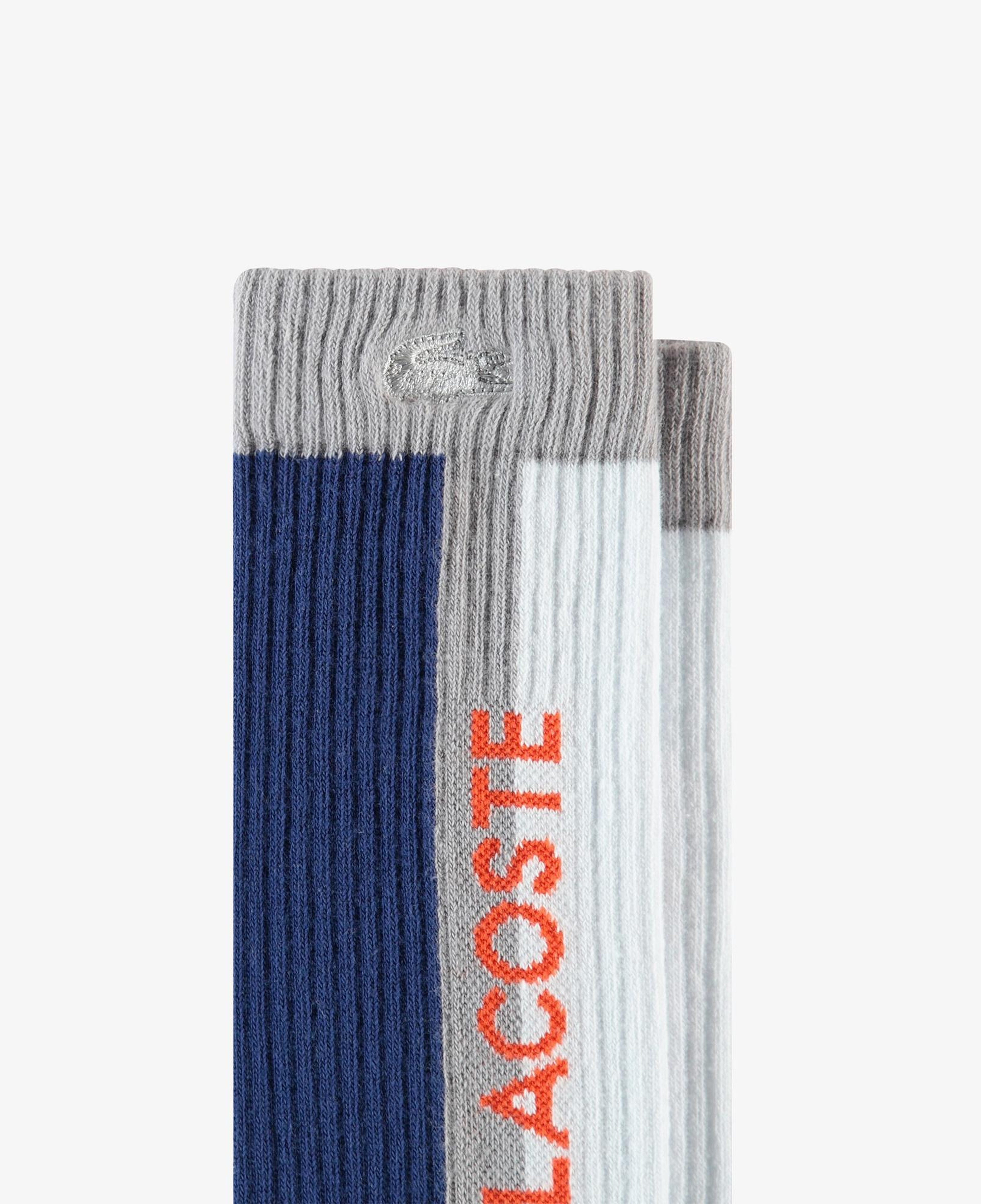 Lacoste Erkek Renk Bloklu Beyaz Çorap