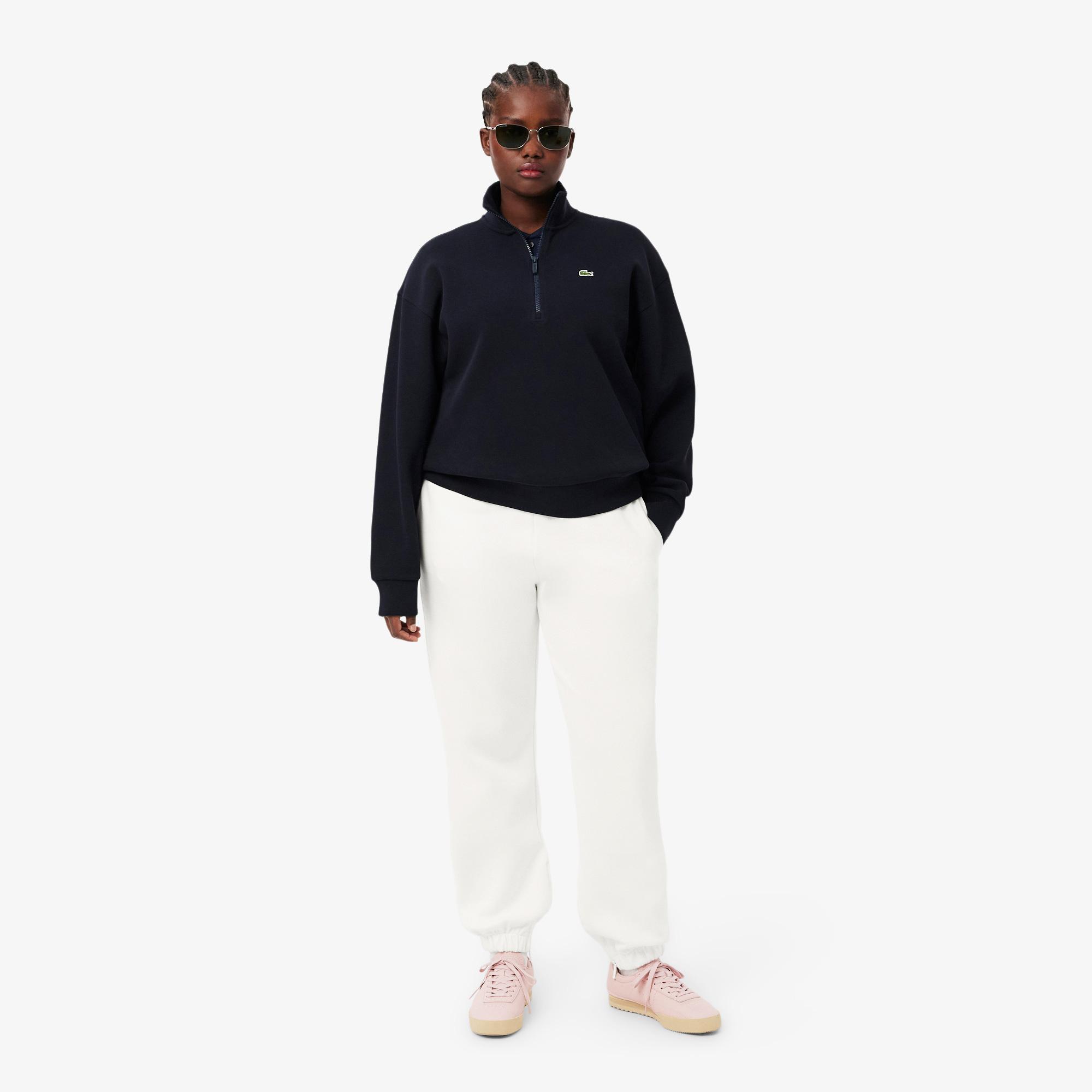 Lacoste Kadın Straight Fit Beyaz Eşofman Altı
