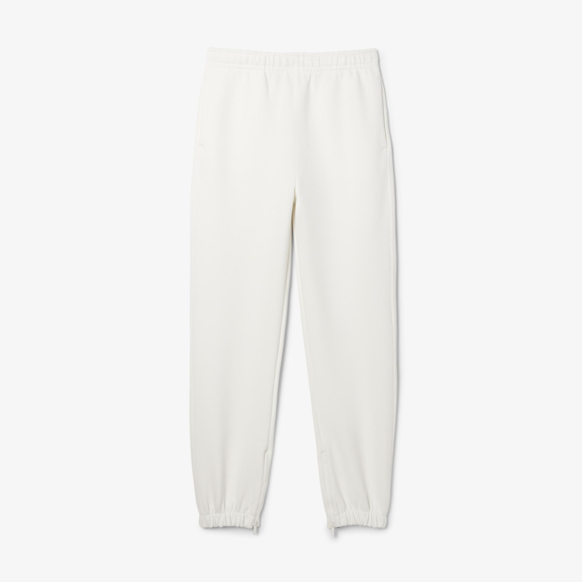 Lacoste Kadın Straight Fit Beyaz Eşofman Altı