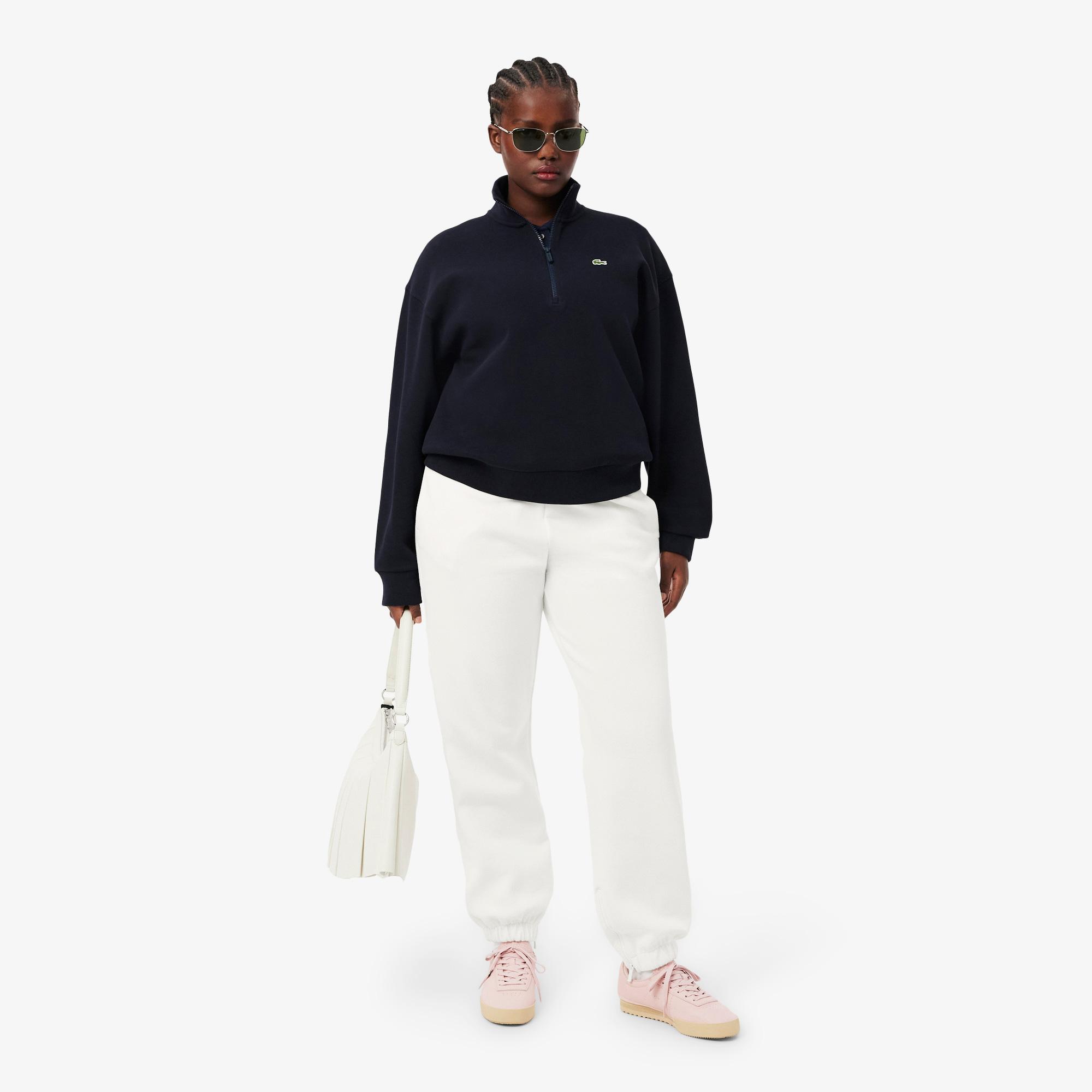 Lacoste Kadın Straight Fit Beyaz Eşofman Altı