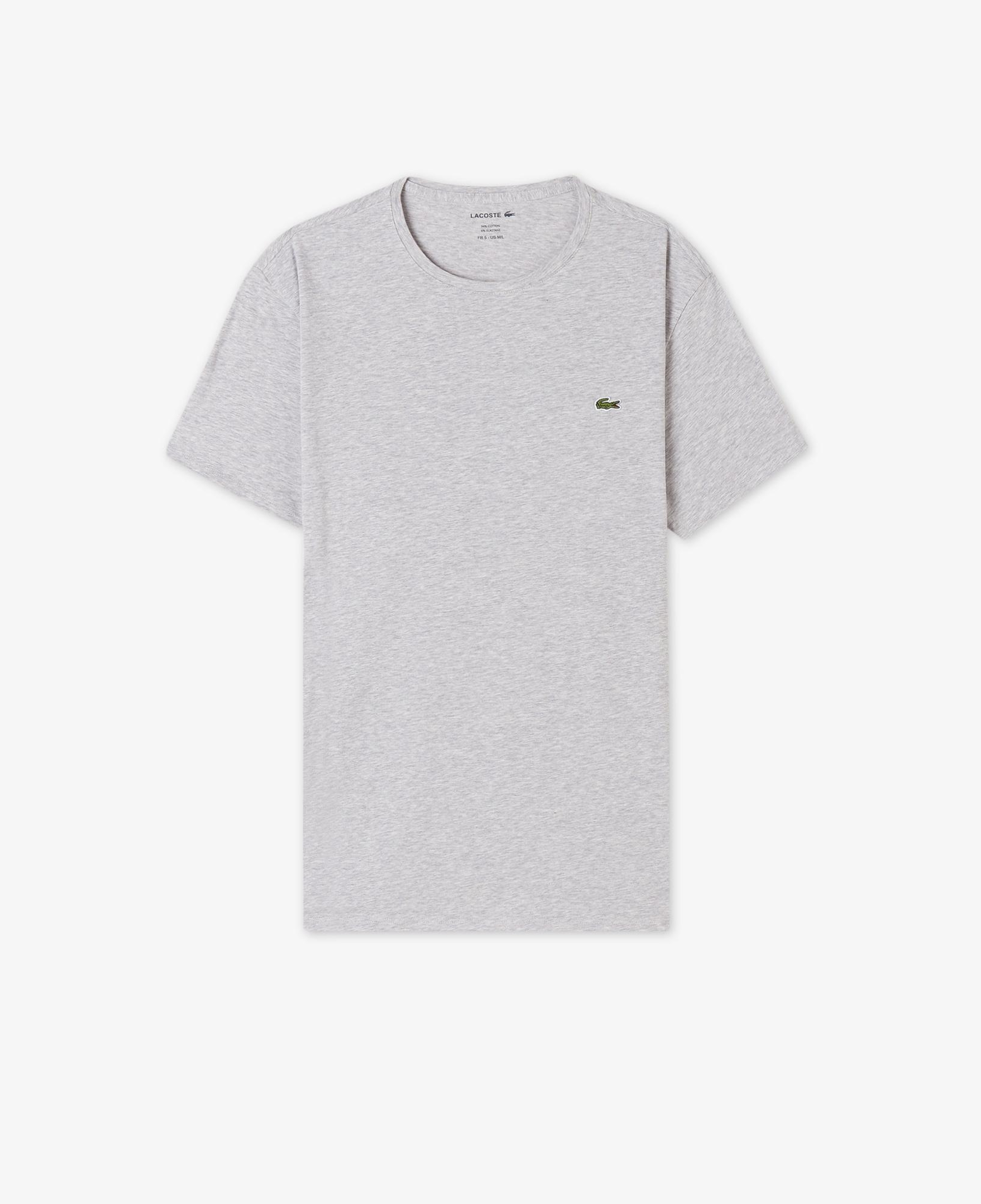Lacoste Erkek Slim Fit Bisiklet Yaka Gri T-Shirt