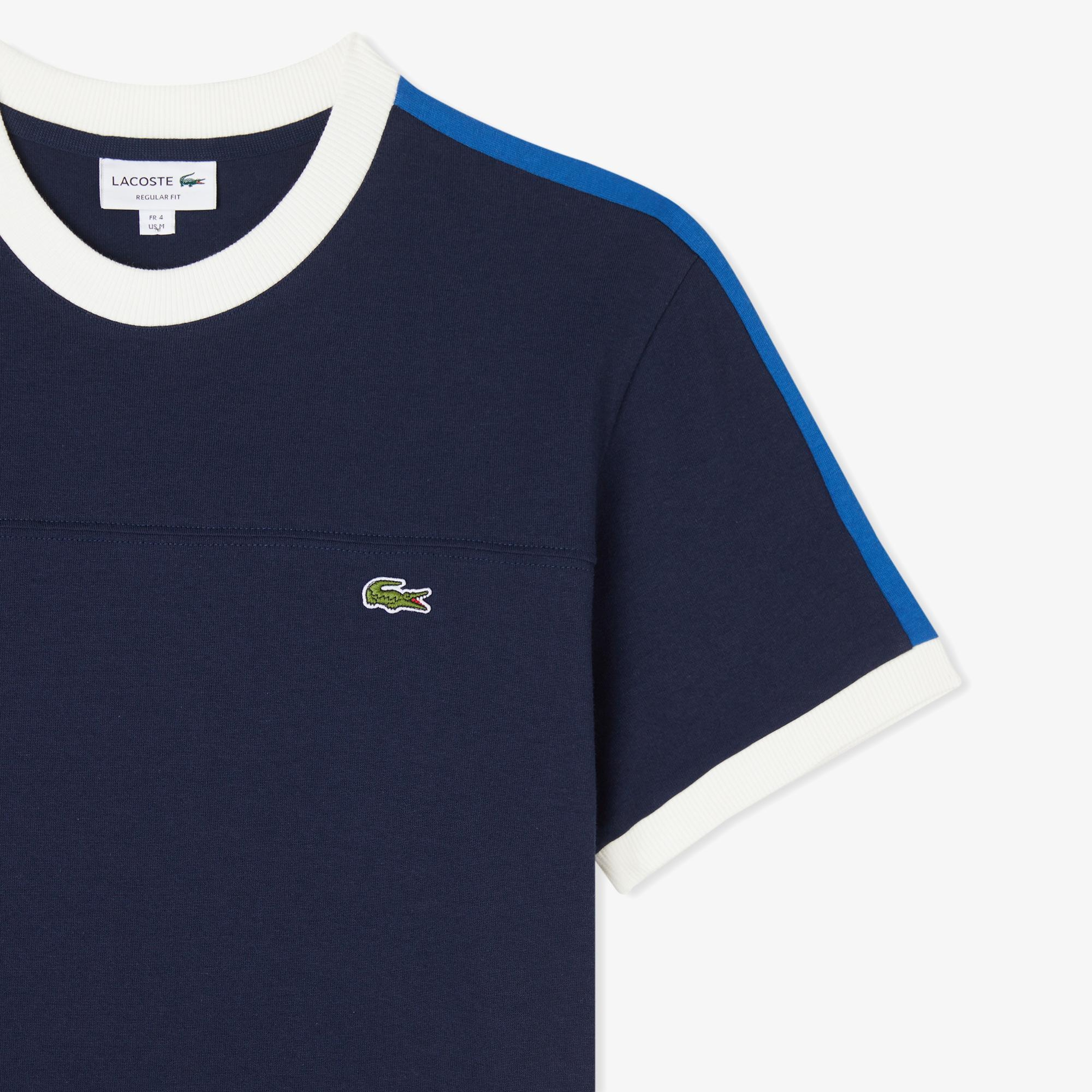 Lacoste Erkek Regular Fit Bisiklet Yaka Lacivert T-Shirt