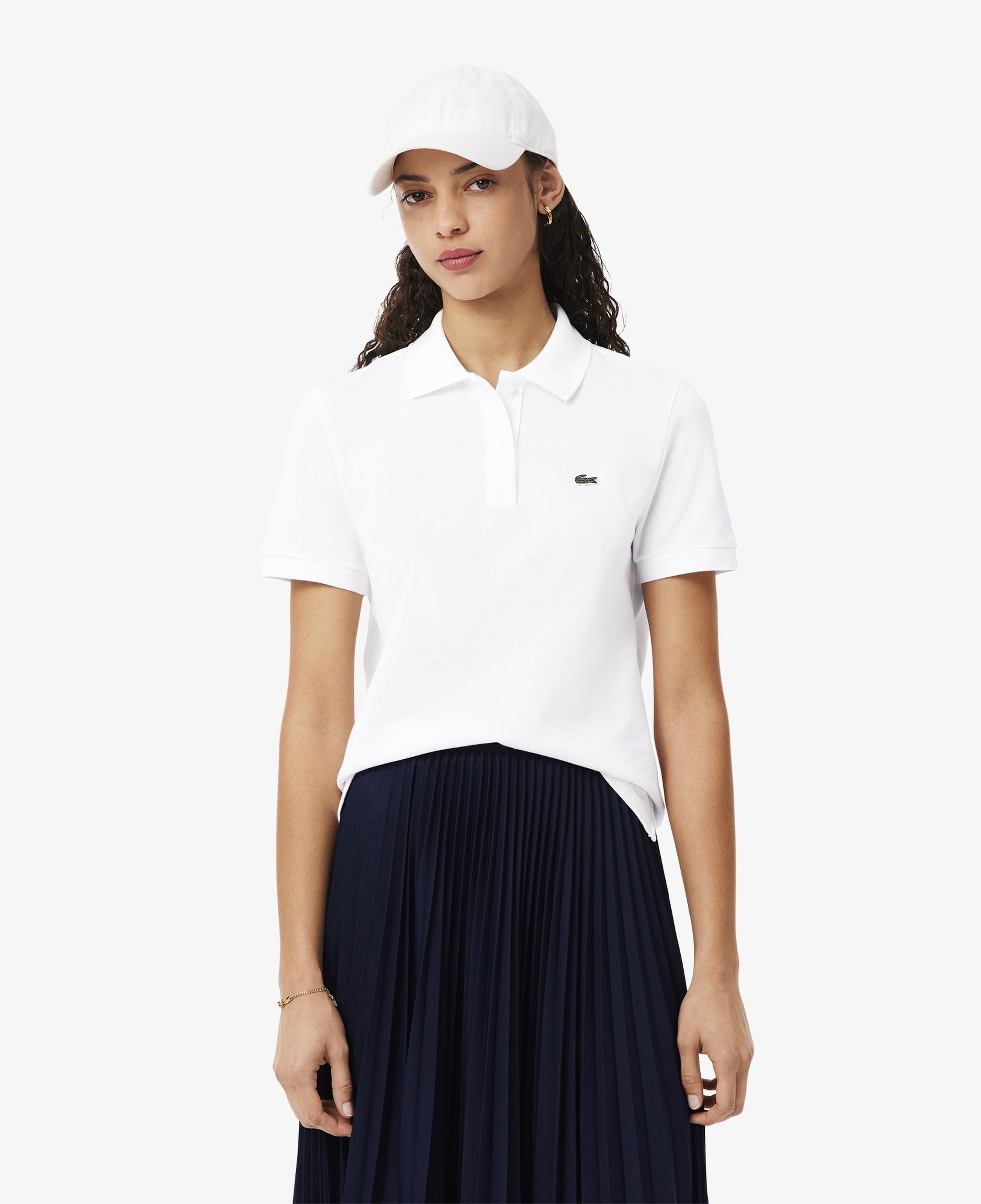 Lacoste Kadın Regular Fit Beyaz Polo