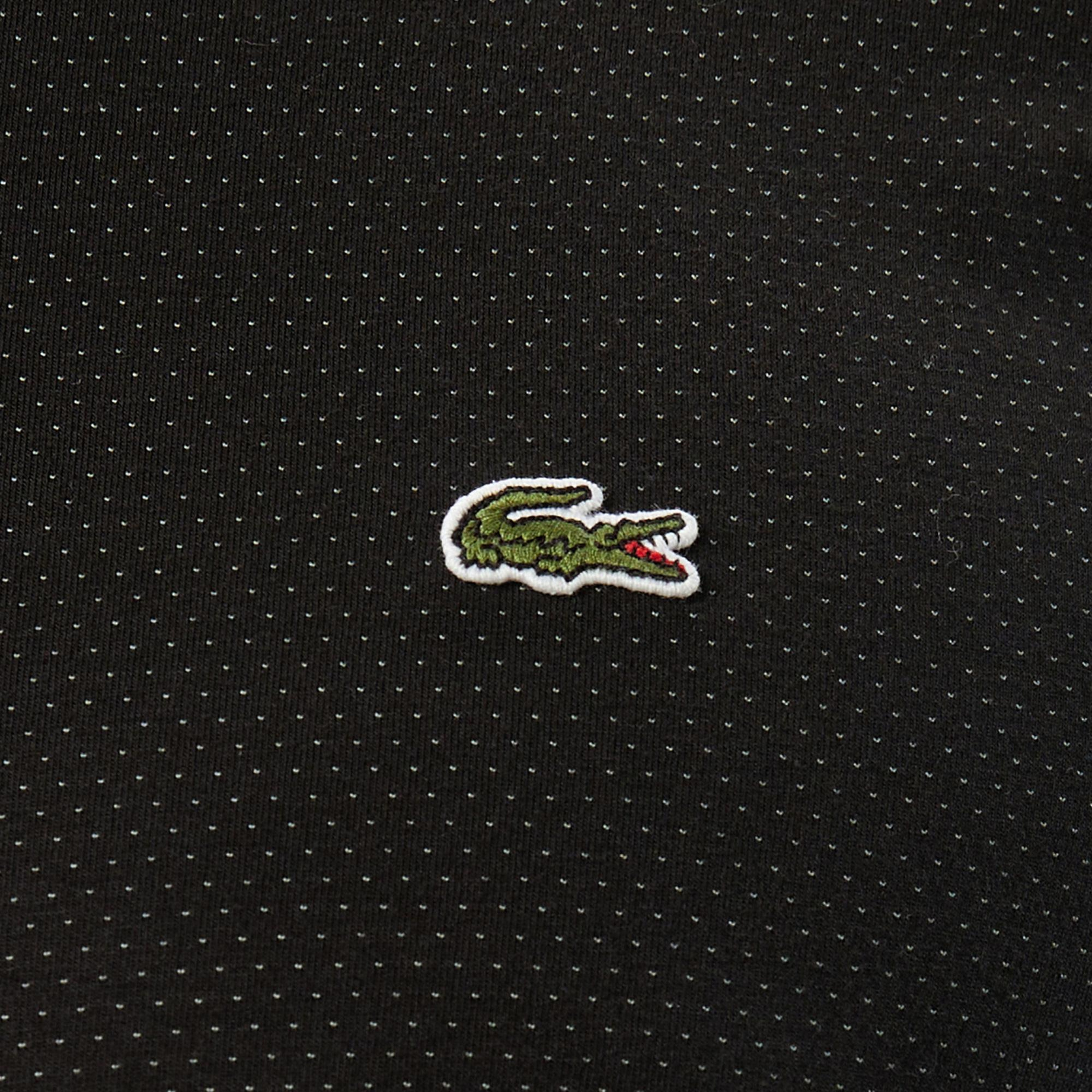 Lacoste Erkek Slim Fit Bisiklet Yaka Siyah T-Shirt