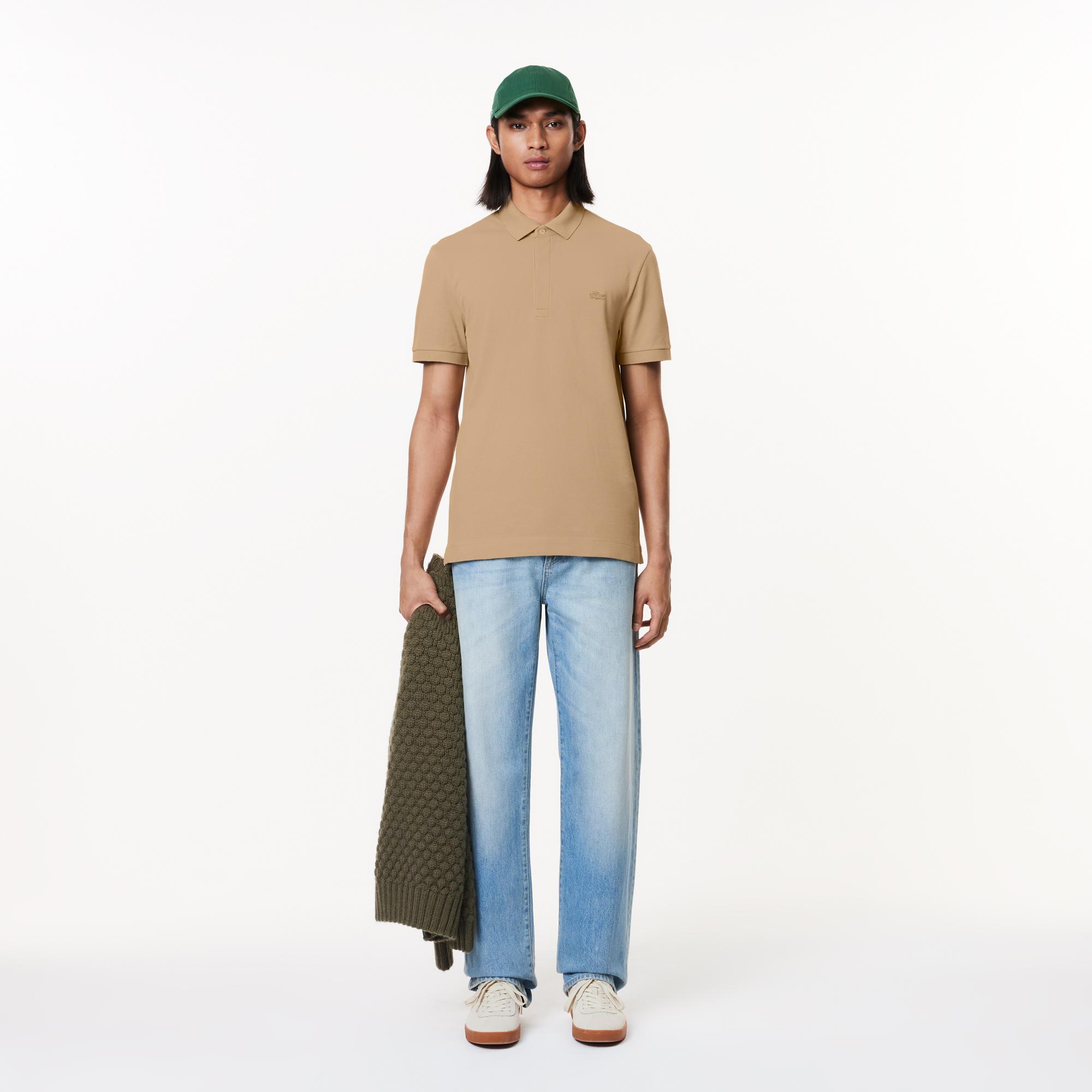 Lacoste Paris Erkek Regular Fit Bej Polo