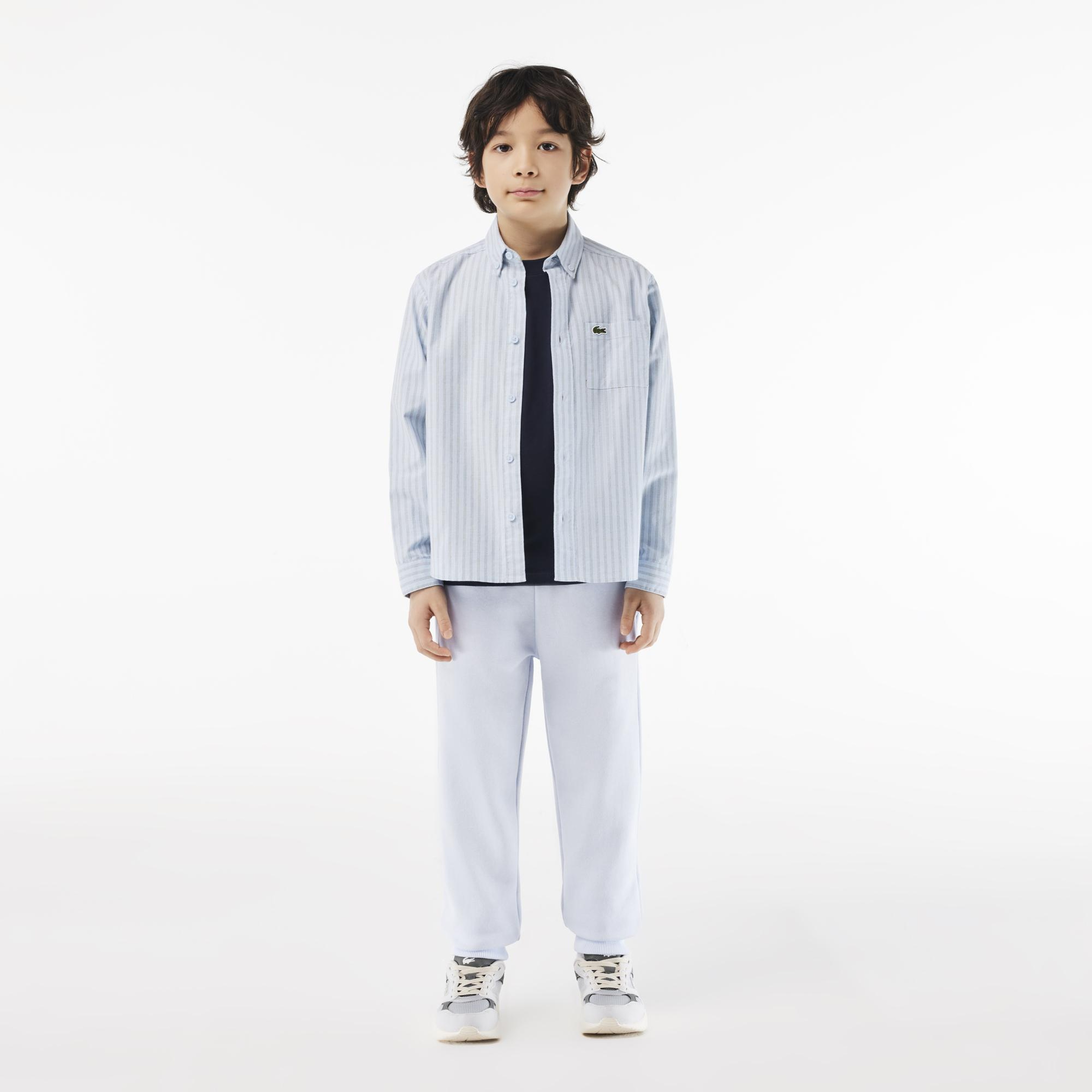 Lacoste Çocuk Bisiklet Yaka Lacivert T-Shirt