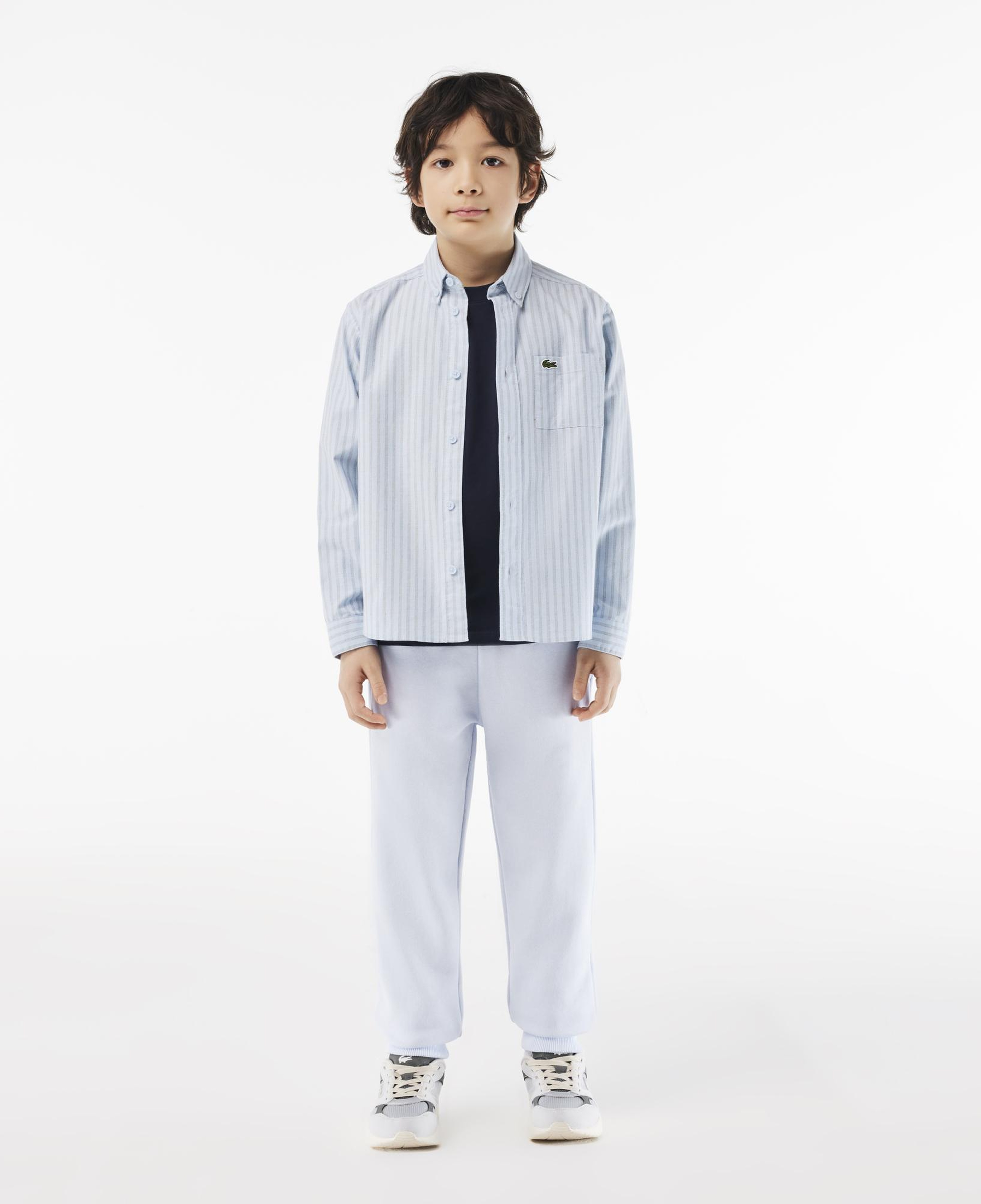 Lacoste Çocuk Bisiklet Yaka Lacivert T-Shirt