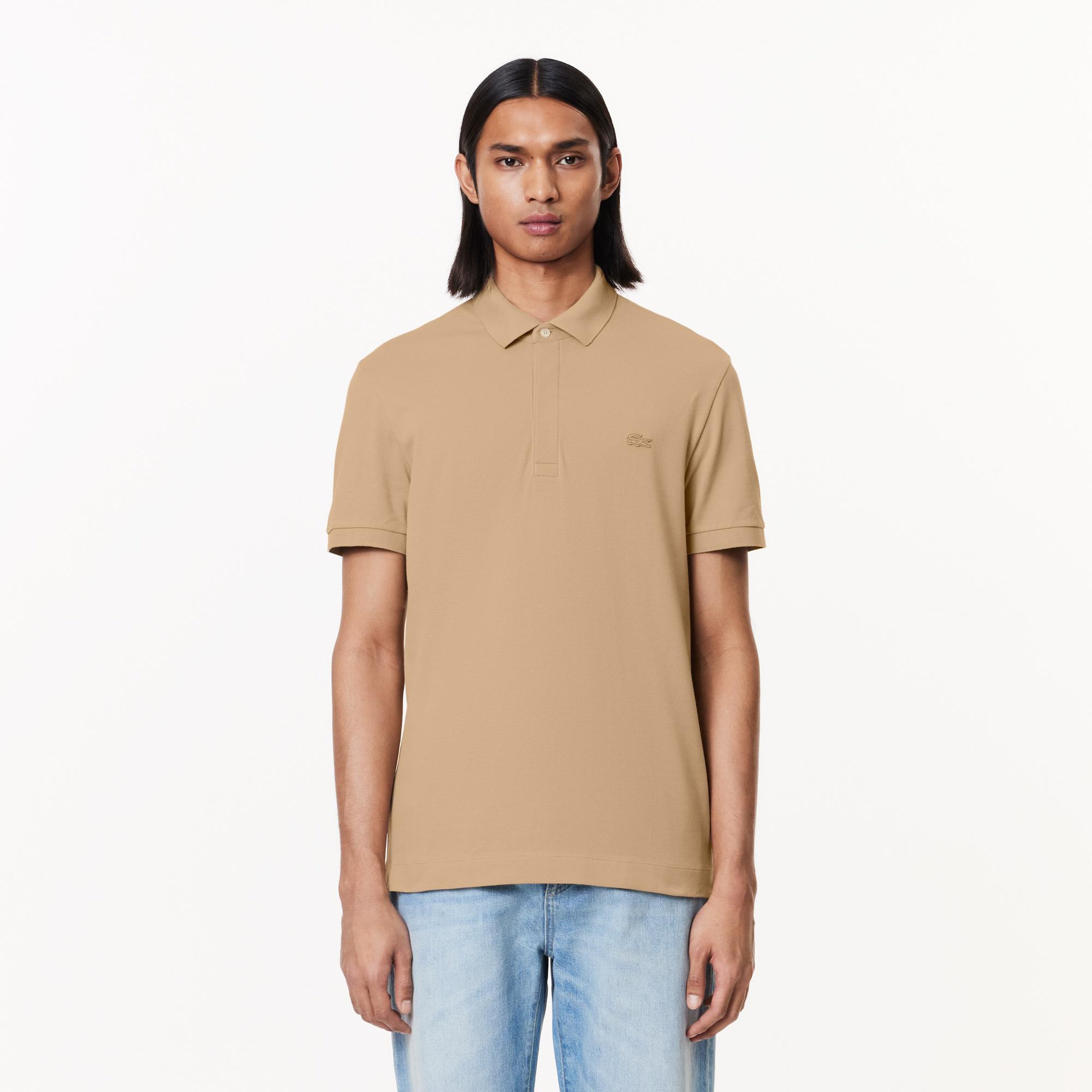 Lacoste Paris Erkek Regular Fit Bej Polo